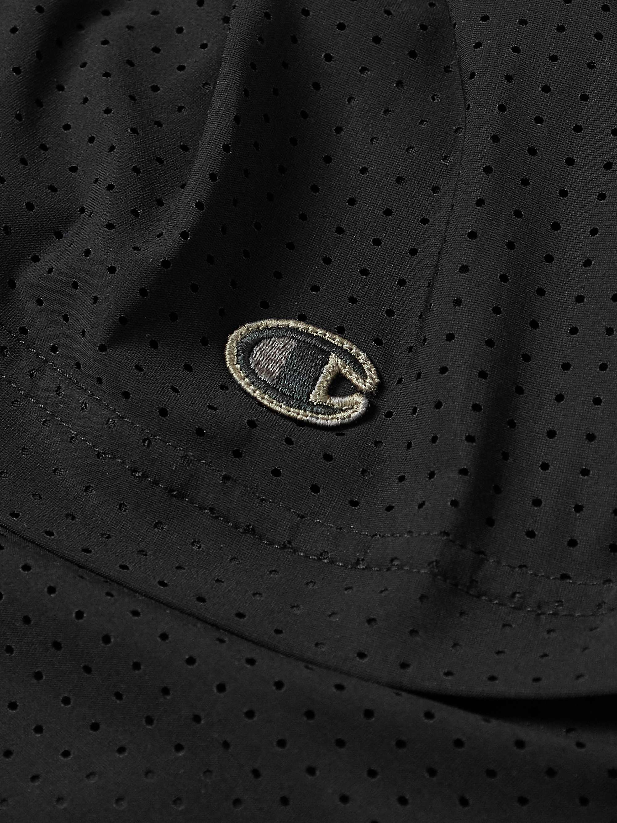 Black + Champion Toga Logo-Embroidered Layered Recycled Stretch