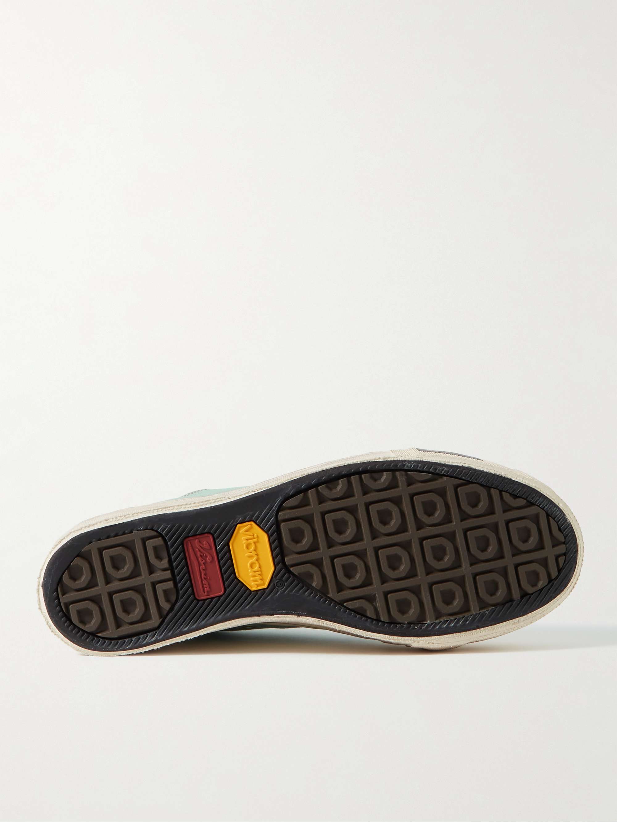 VISVIM Skagway Distressed Canvas Sneakers