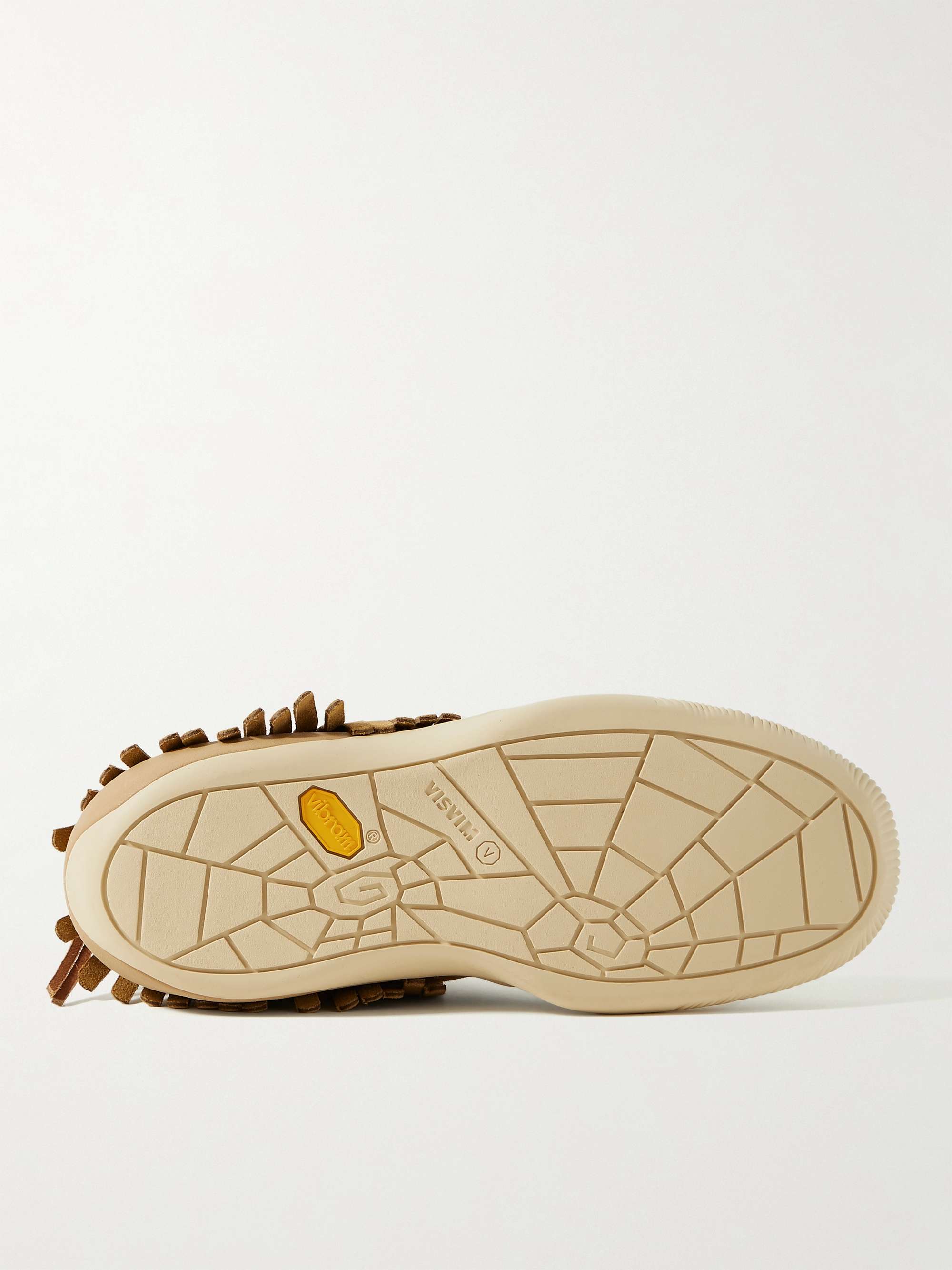 VISVIM Kuiva Shaman-Folk Fringed Suede Sneakers
