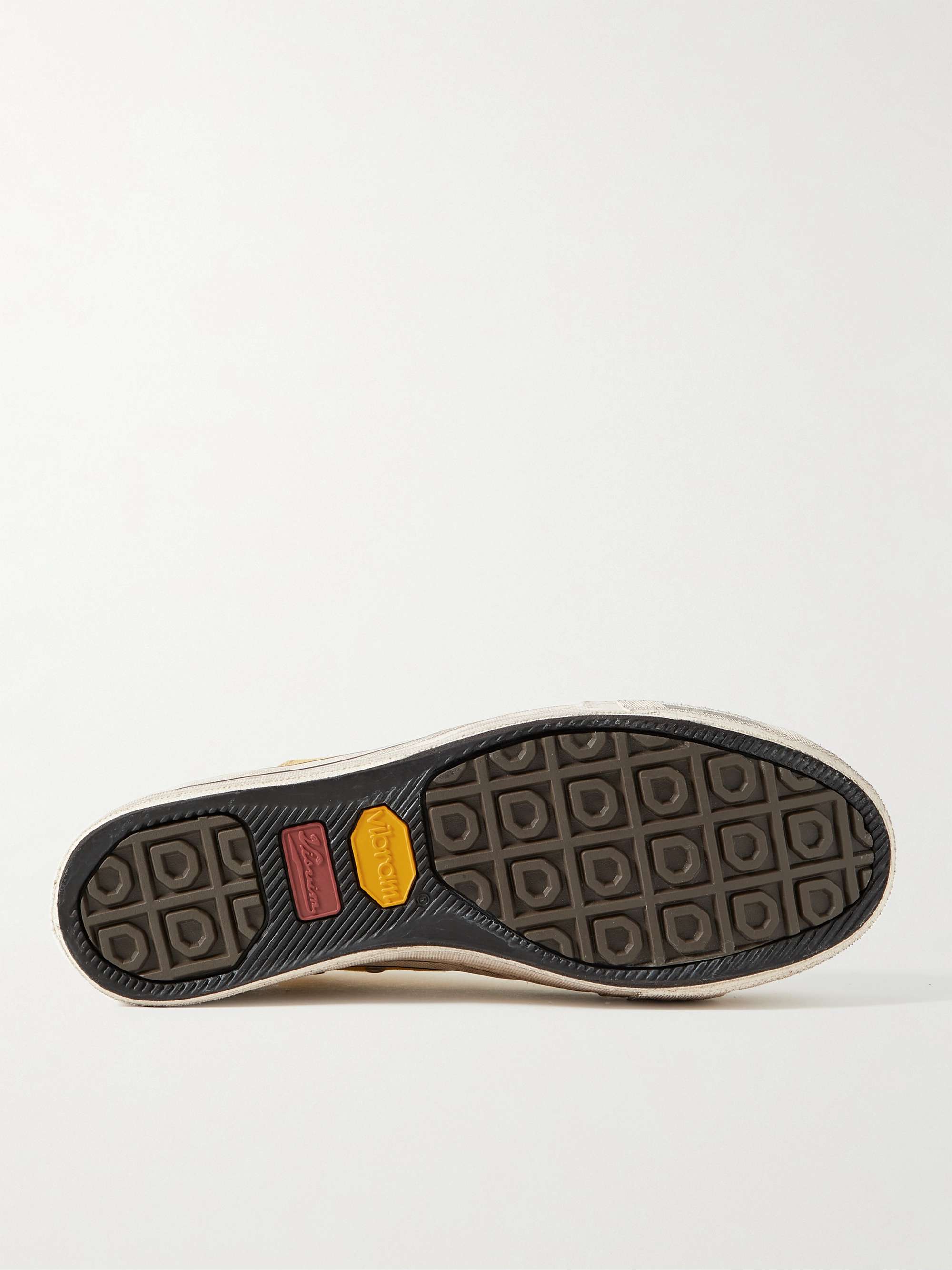 VISVIM Skagway Distressed Canvas Sneakers