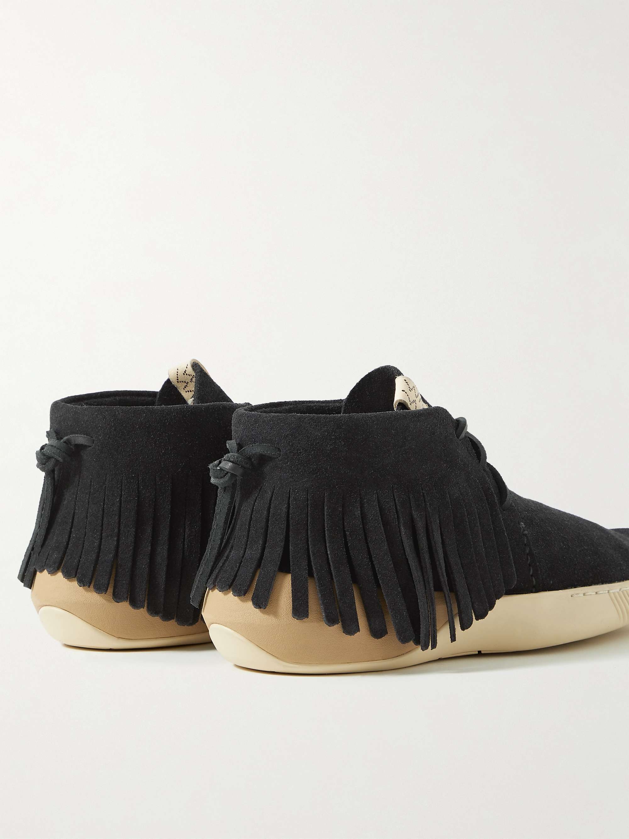 VISVIM Kuiva Shaman-Folk Fringed Suede Sneakers