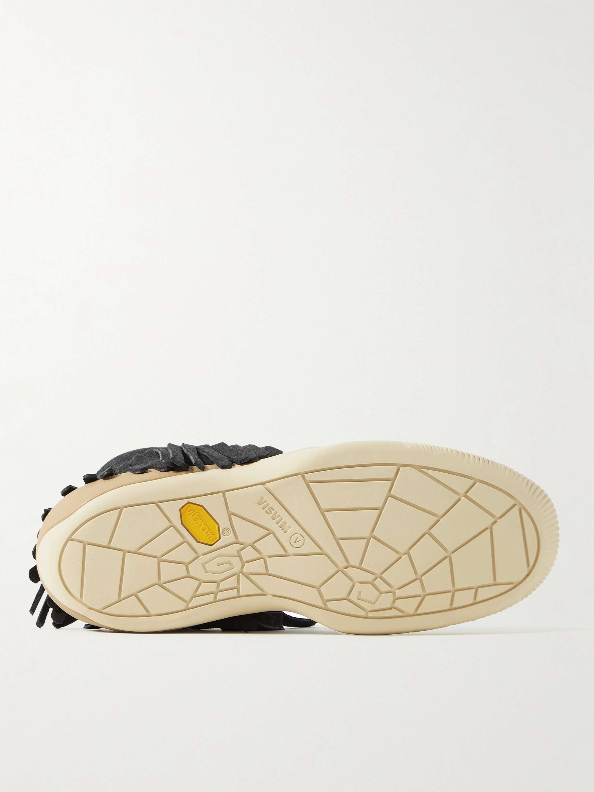 VISVIM Kuiva Shaman-Folk Fringed Suede Sneakers