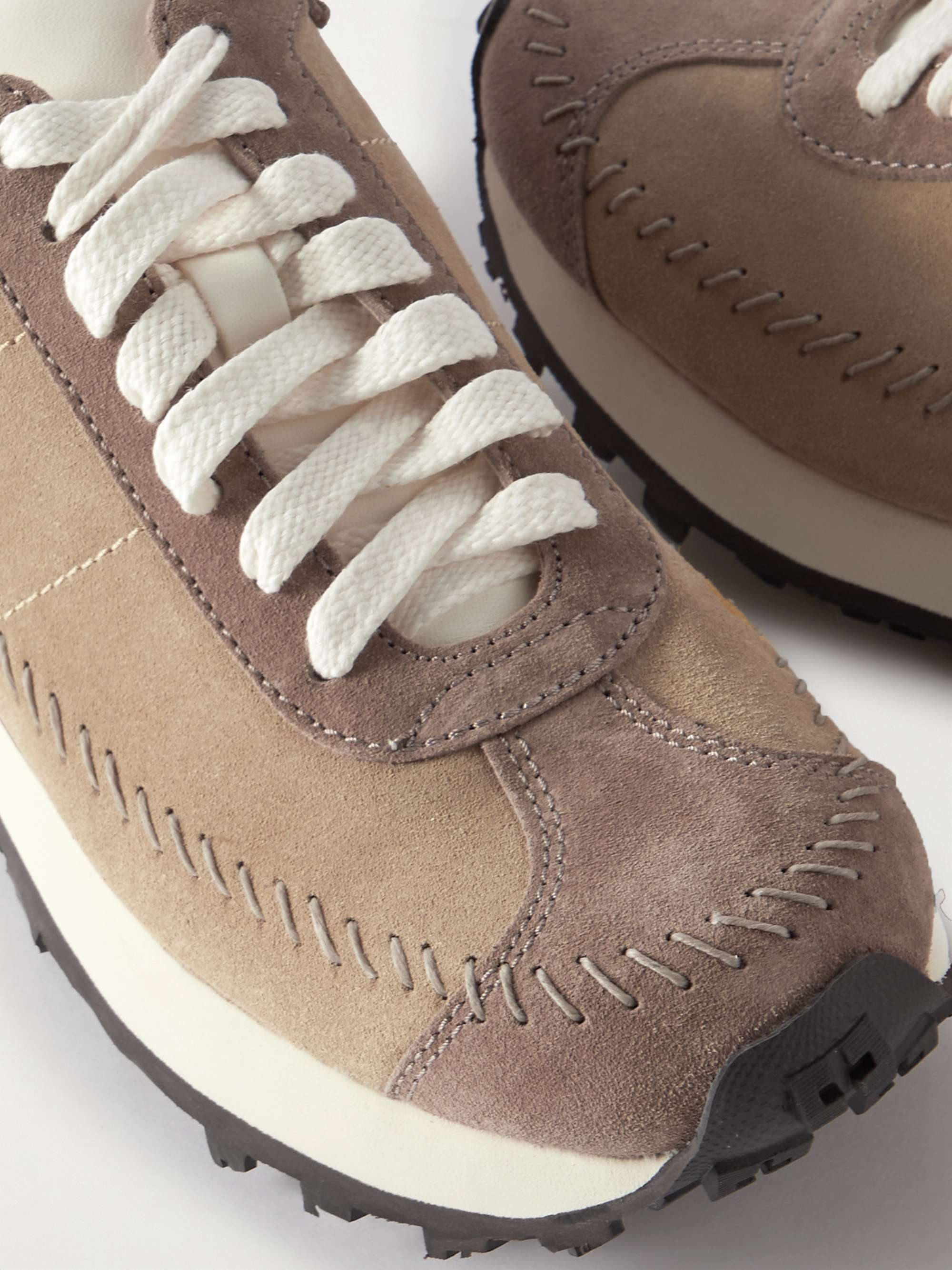 VISVIM Walpi Fringed Suede Sneakers