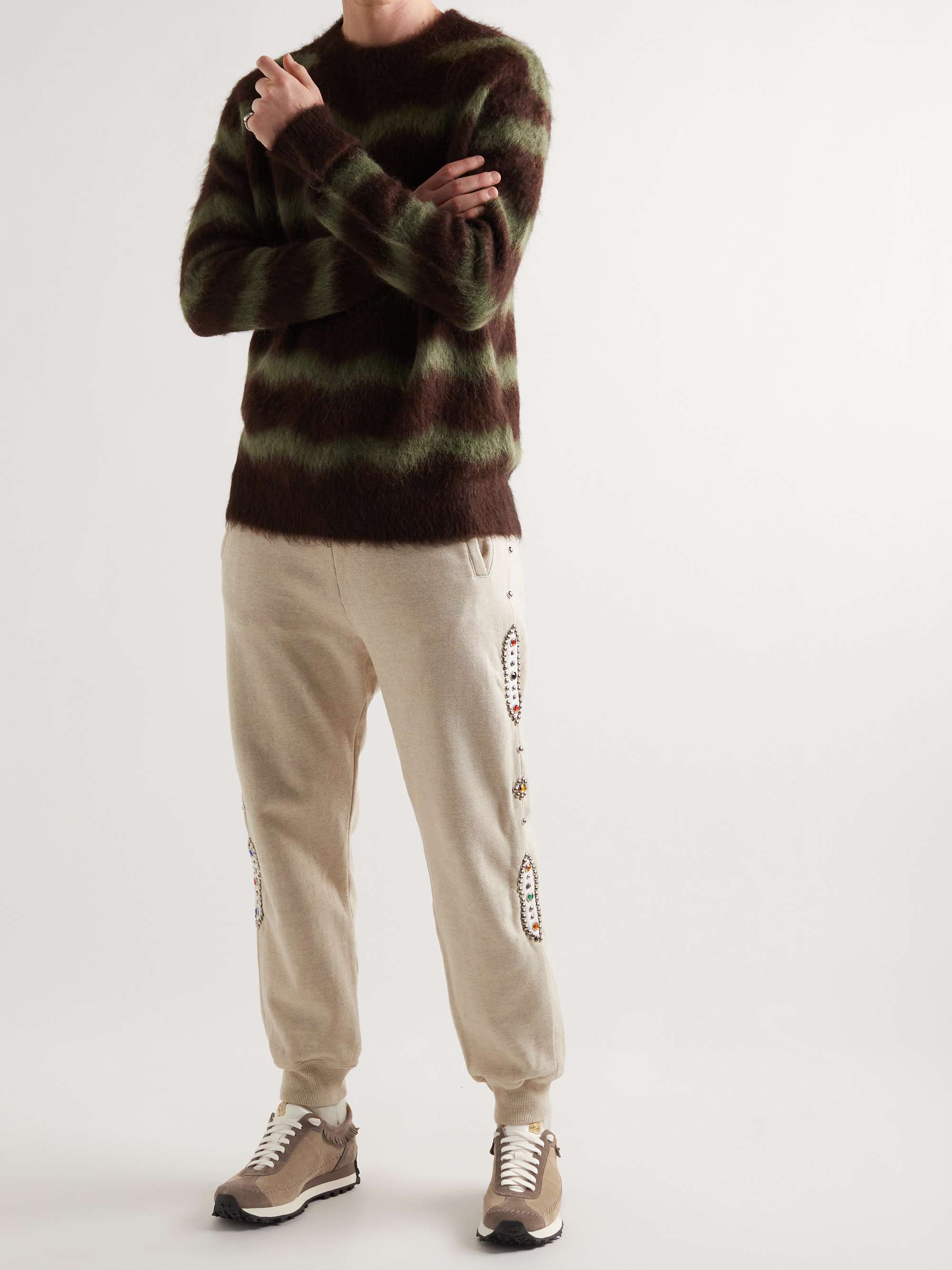 VISVIM Walpi Fringed Suede Sneakers