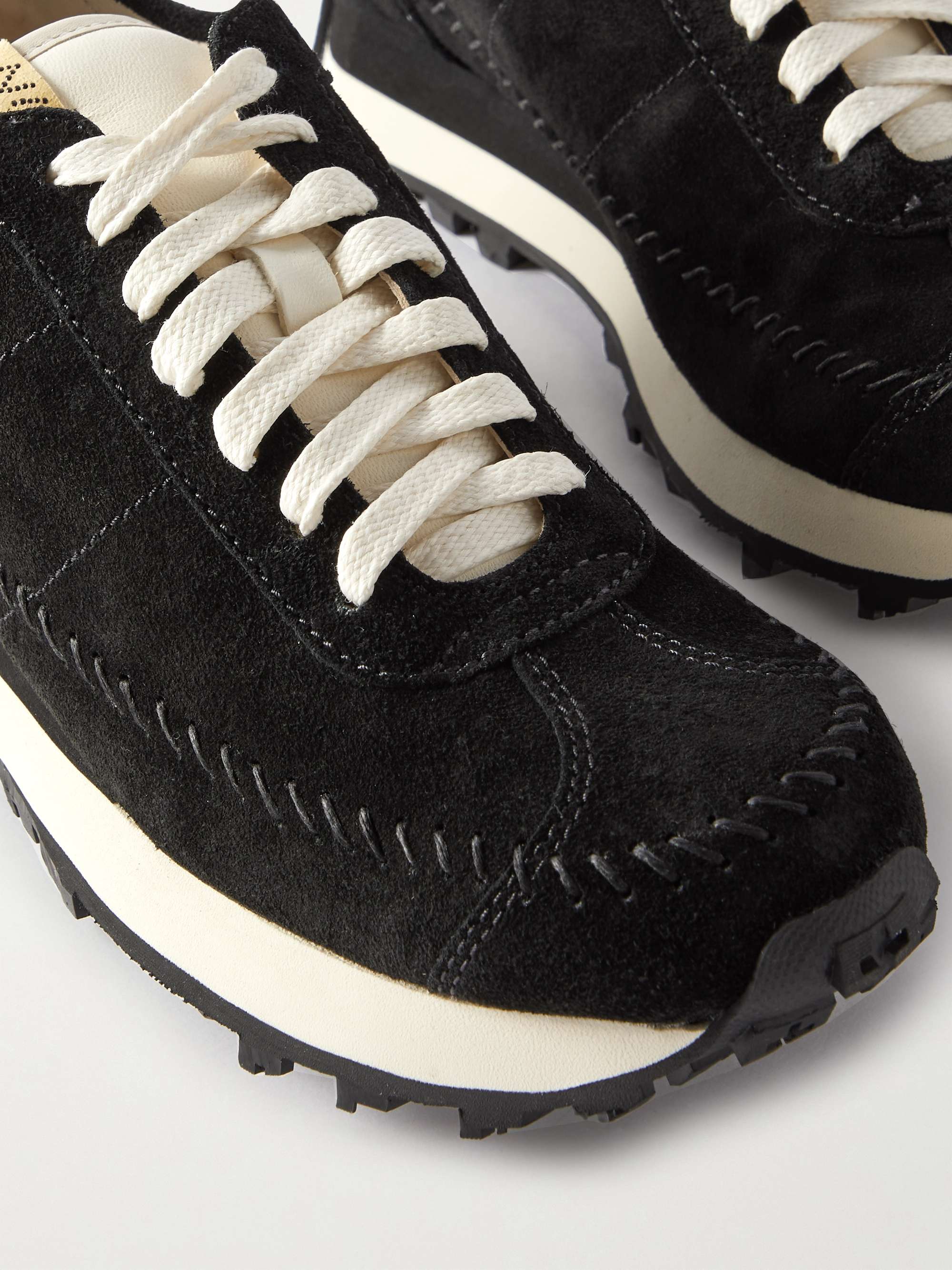 VISVIM Walpi Fringed Suede Sneakers
