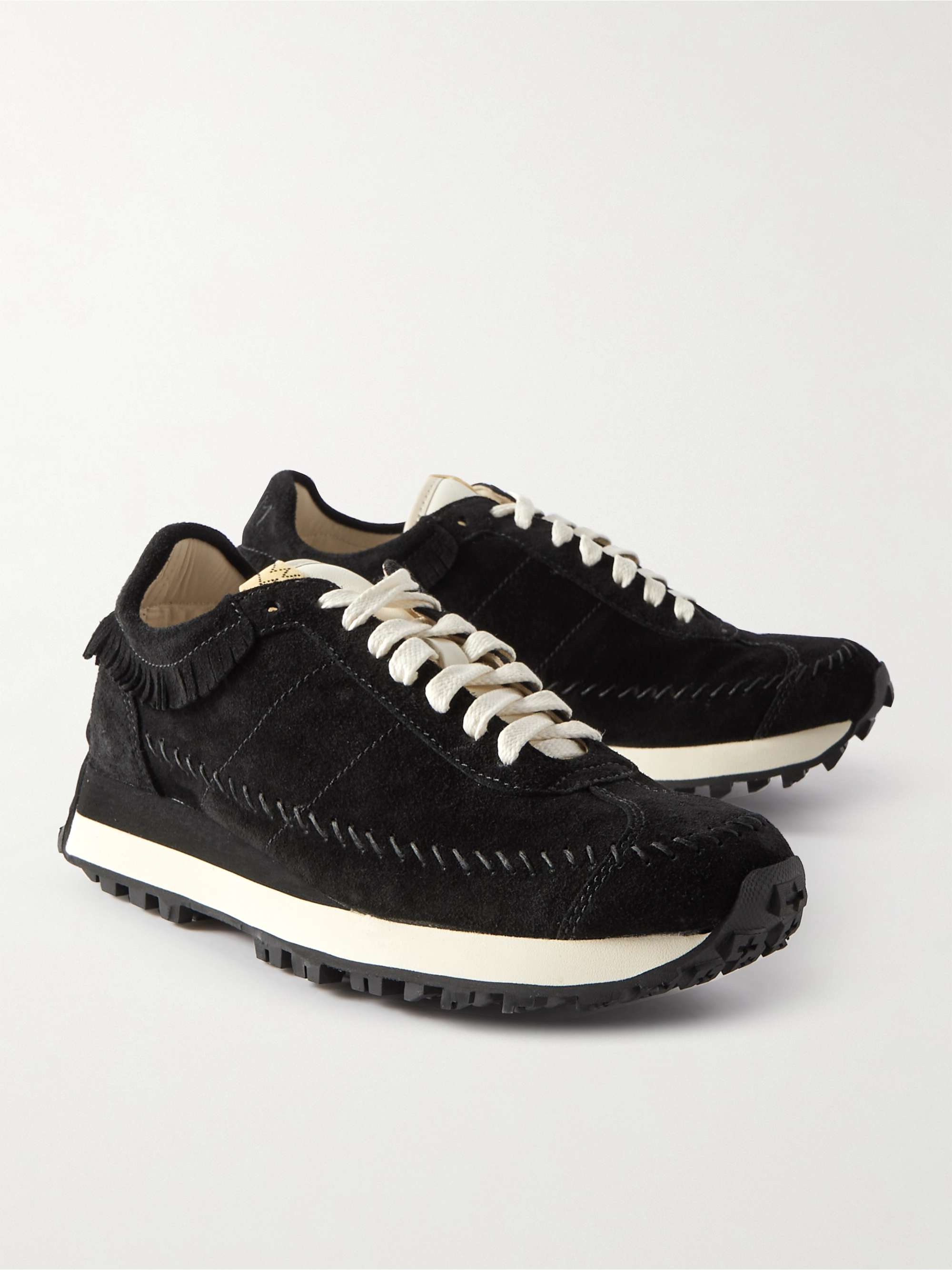 VISVIM Walpi Fringed Suede Sneakers