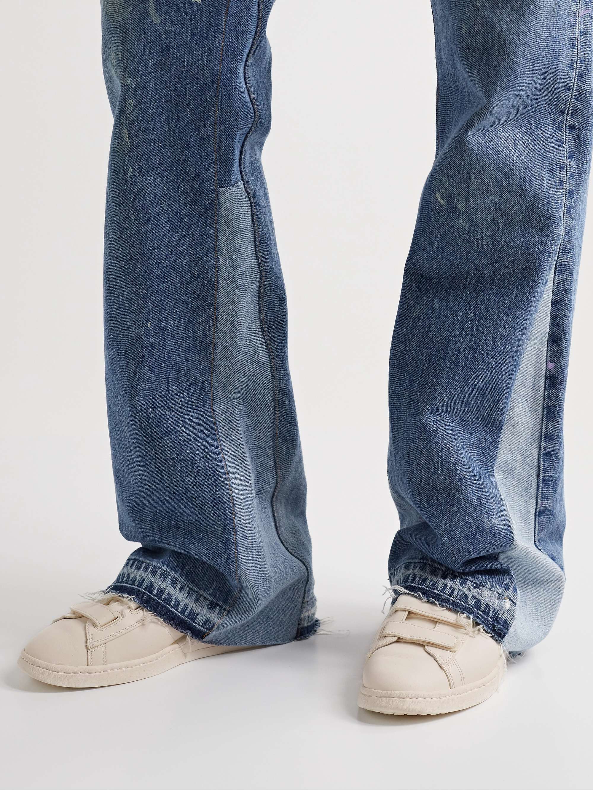 VISVIM Corda Lo-Folk Leather Sneakers