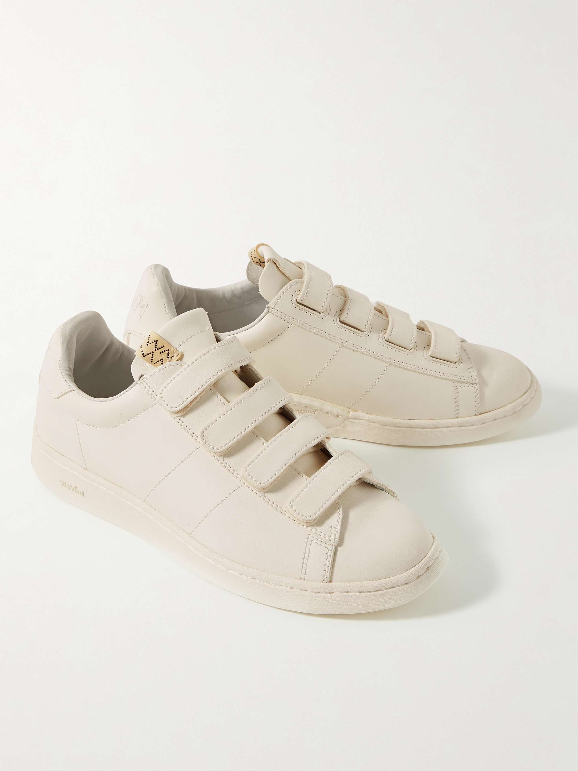 VISVIM Corda Lo-Folk Leather Sneakers