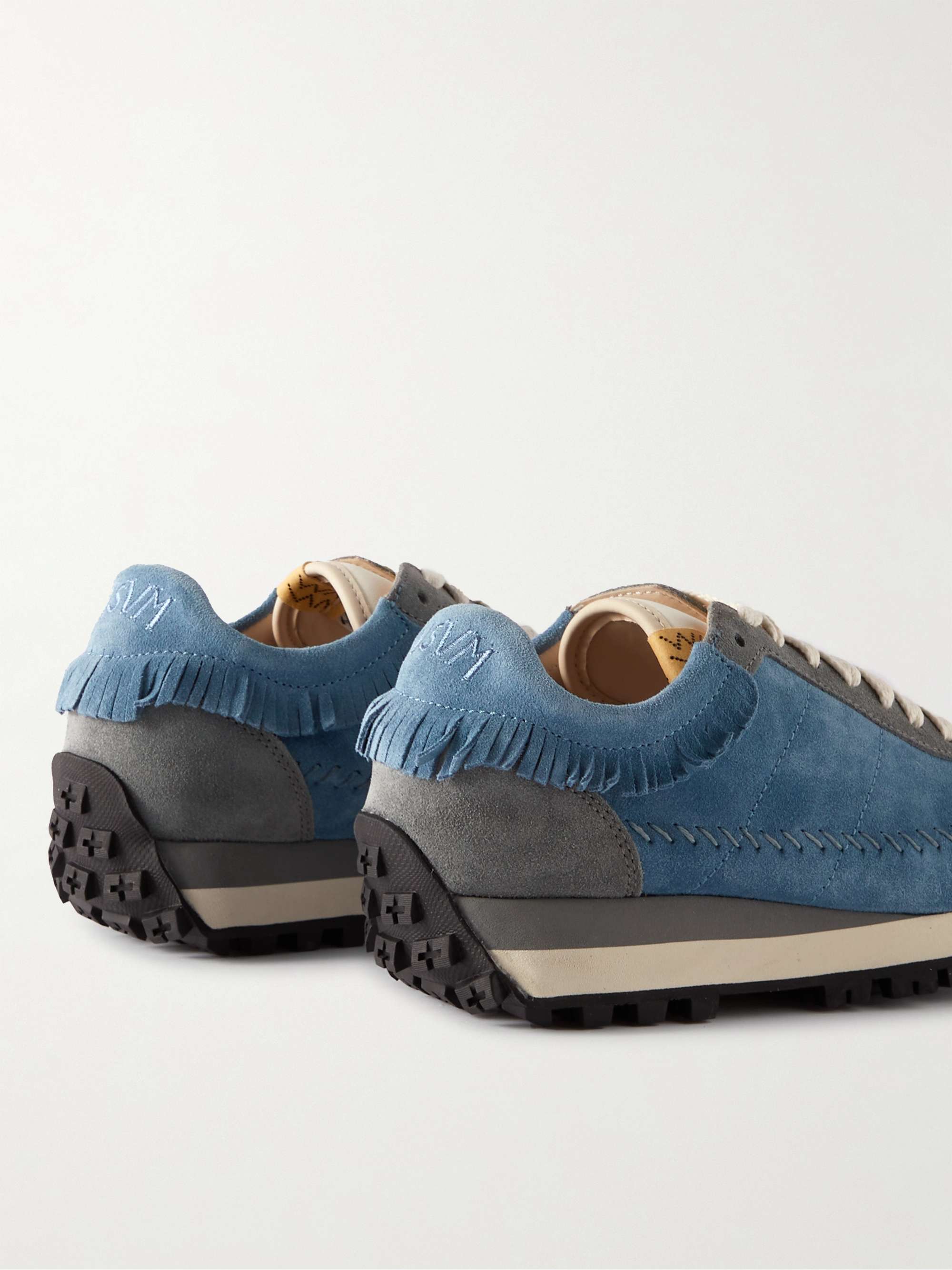 VISVIM Walpi Fringed Suede Sneakers
