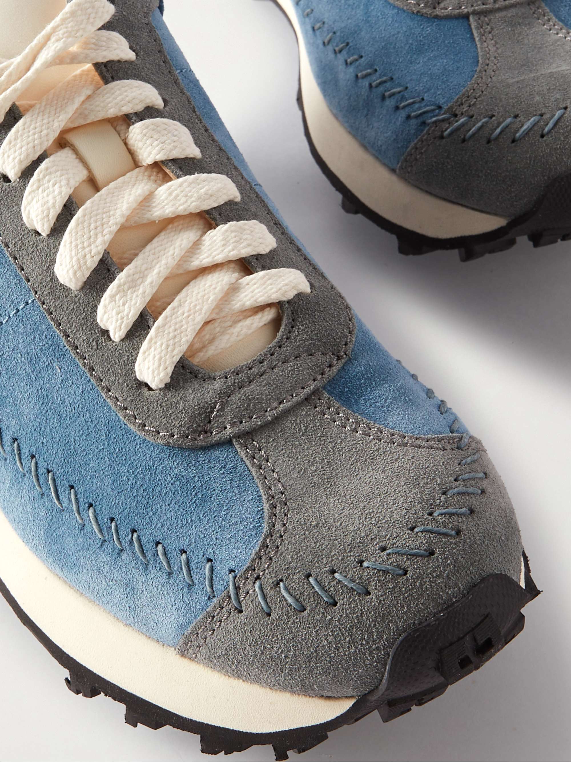 VISVIM Walpi Fringed Suede Sneakers