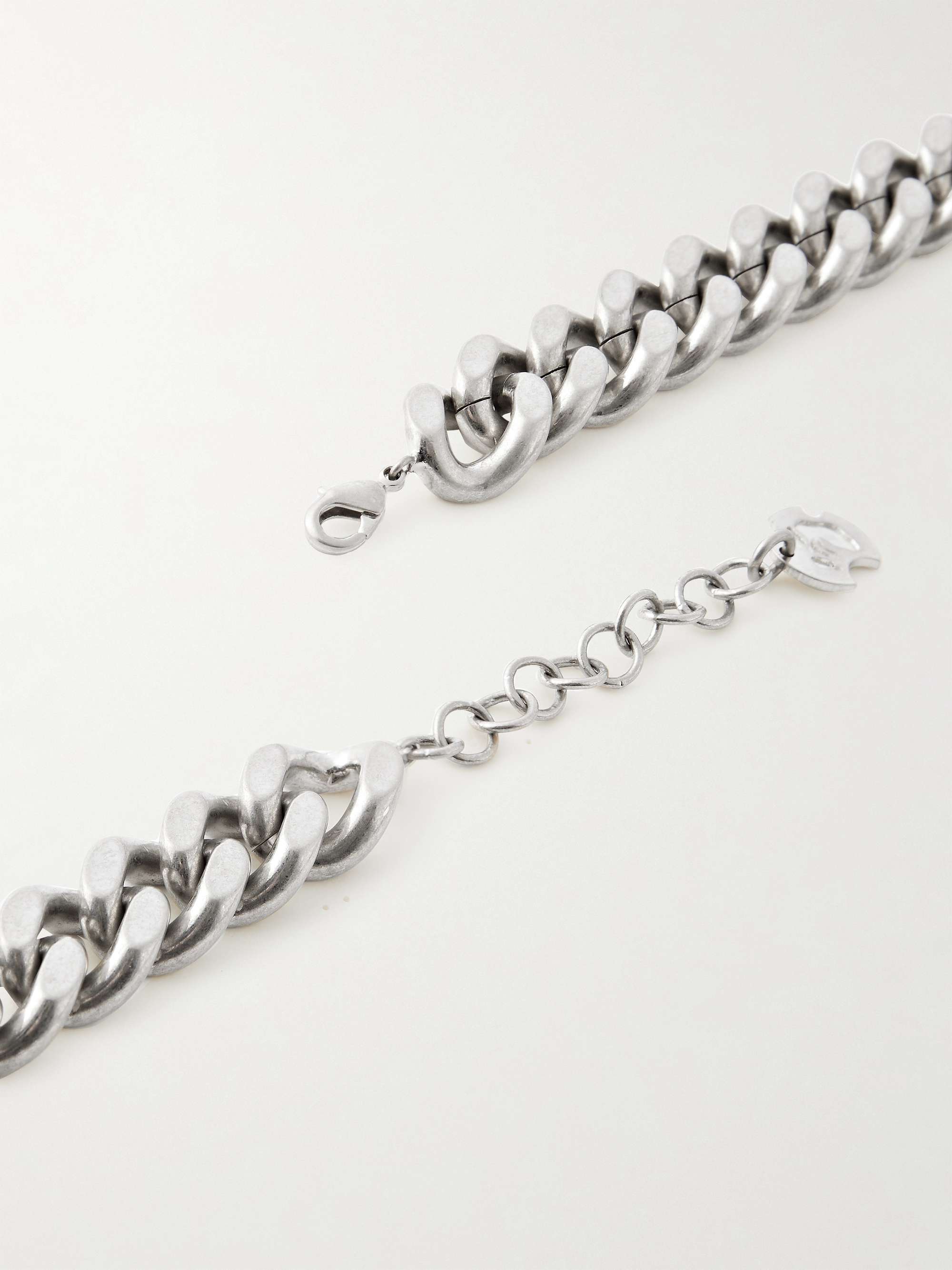 OFF-WHITE Silver-Tone Chain Necklace