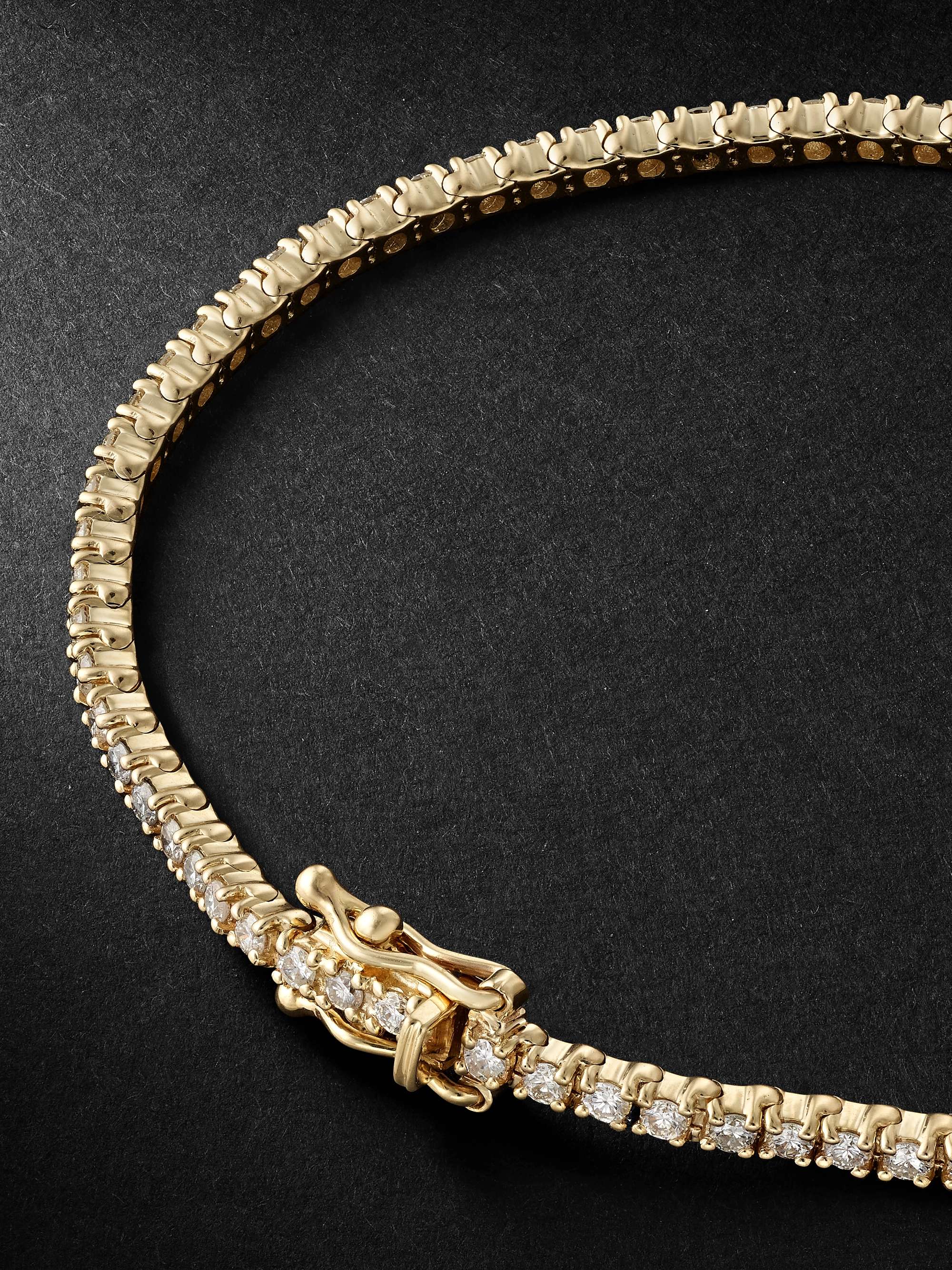 KOLOURS JEWELRY Spectra Gold Diamond Tennis Bracelet