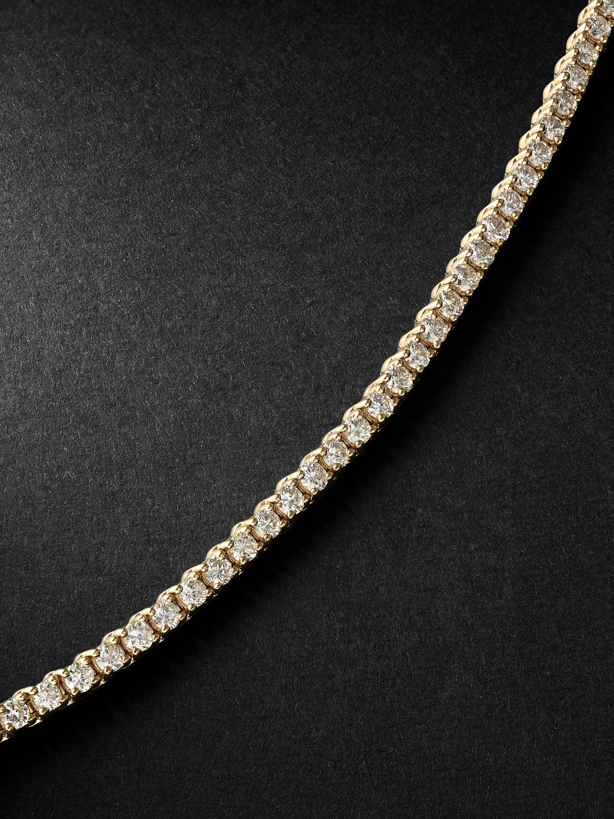KOLOURS JEWELRY Spectra Gold Diamond Tennis Bracelet