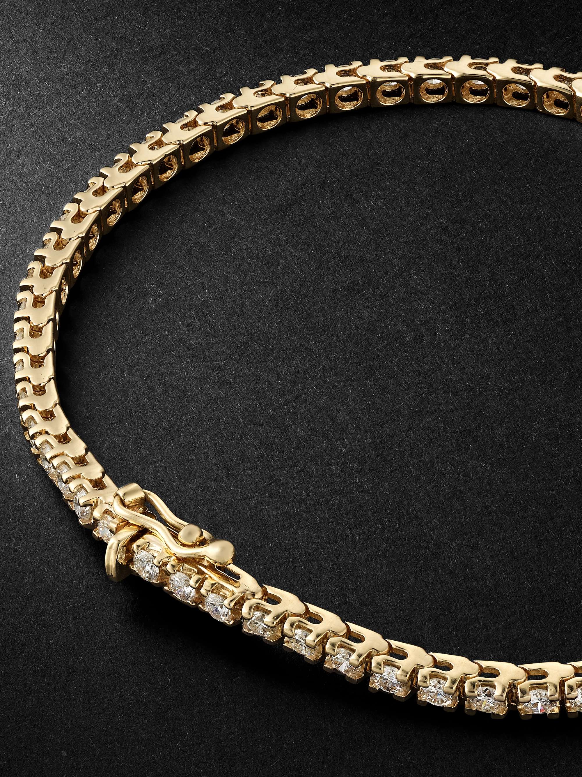 KOLOURS JEWELRY Spectra Gold Diamond Tennis Bracelet