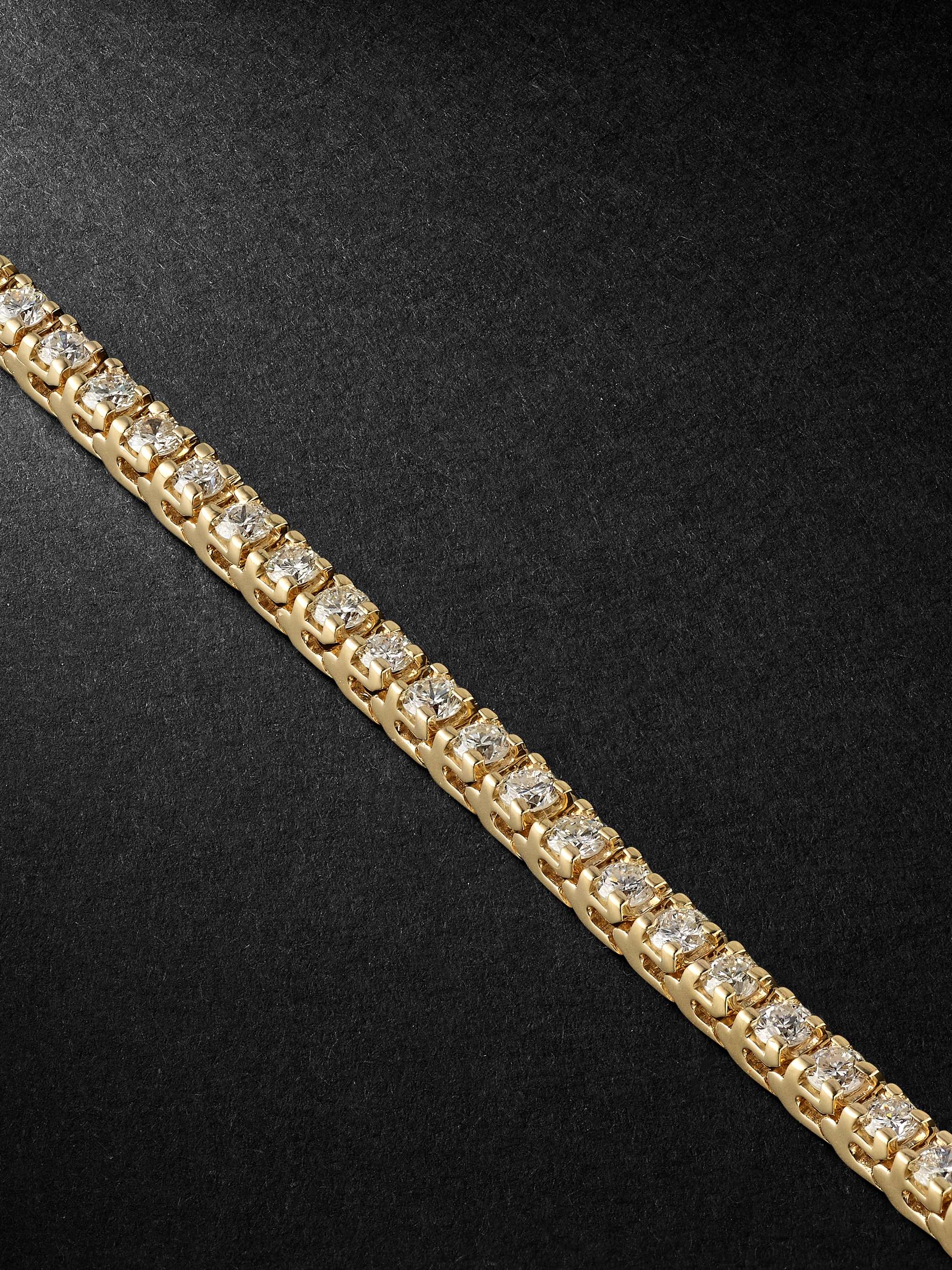 KOLOURS JEWELRY Spectra Gold Diamond Tennis Bracelet