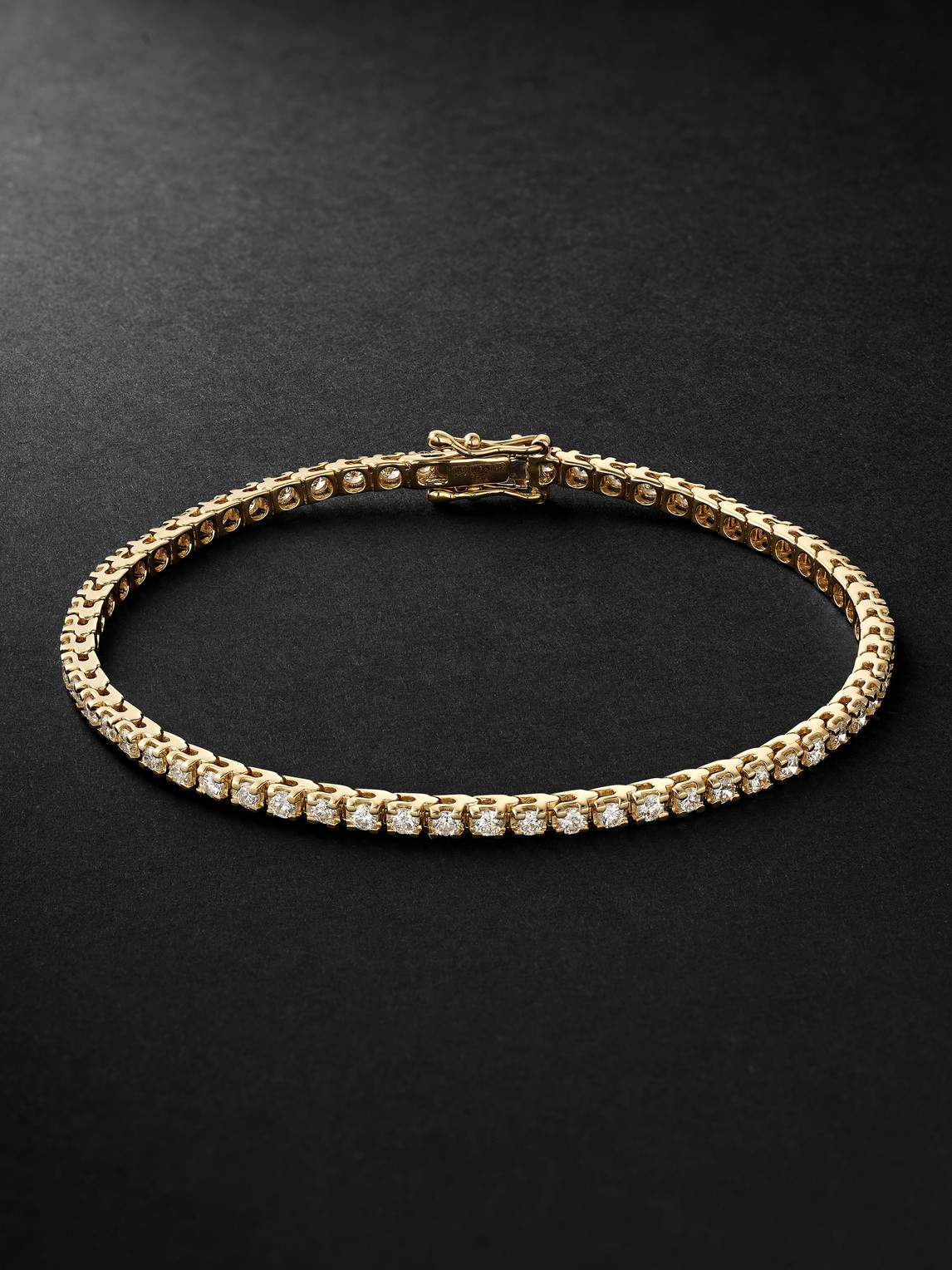 Spectra Gold Diamond Tennis Bracelet