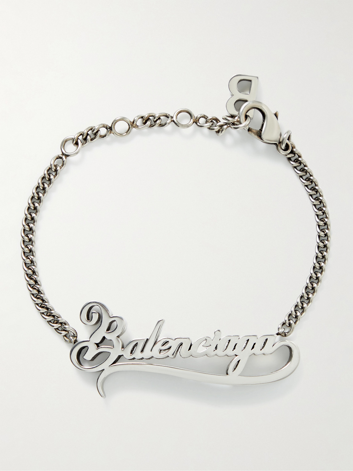 Balenciaga - Silver-Tone Bracelet - Curated Menswear