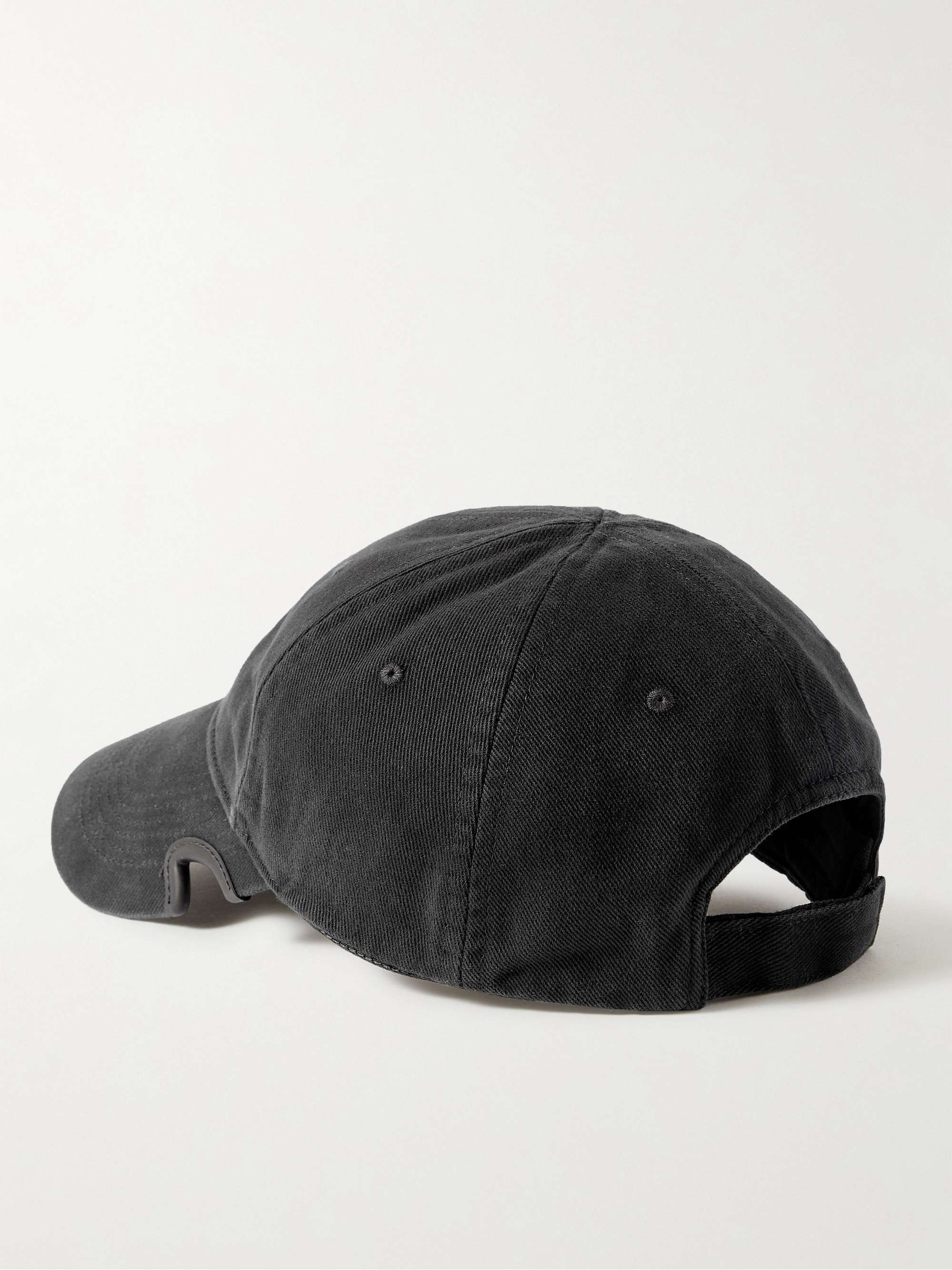 BALENCIAGA Sports Icon Logo-Embroidered Cotton-Twill Baseball Cap