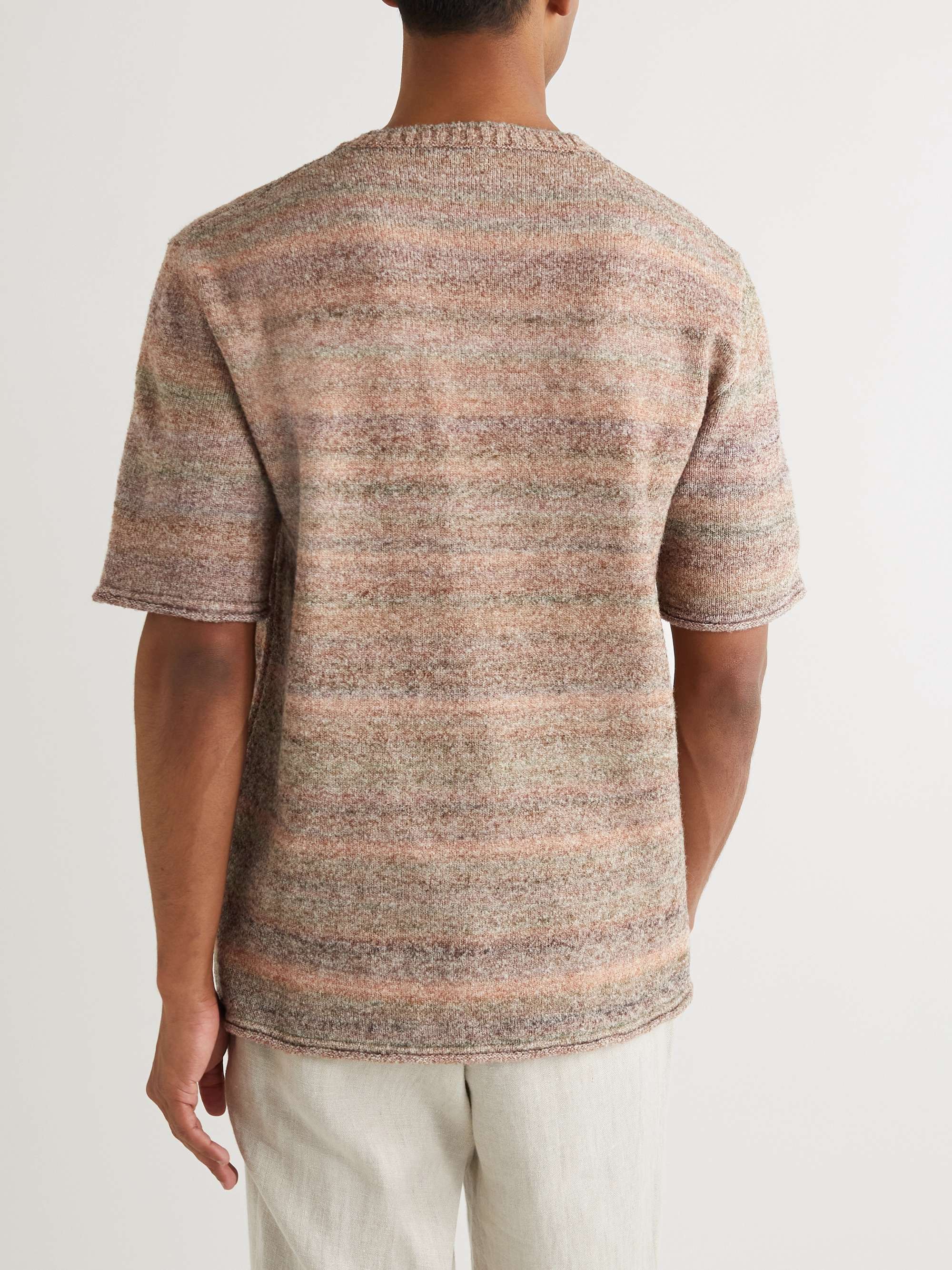 MR P. Surplus Bouclé-Knit T-Shirt