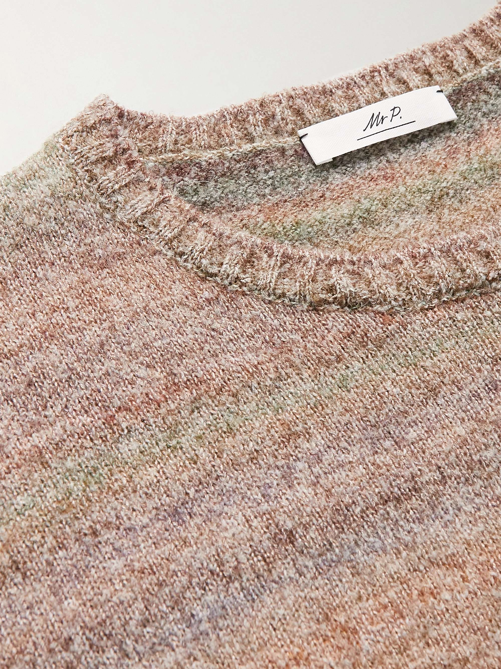 MR P. Surplus Bouclé-Knit T-Shirt