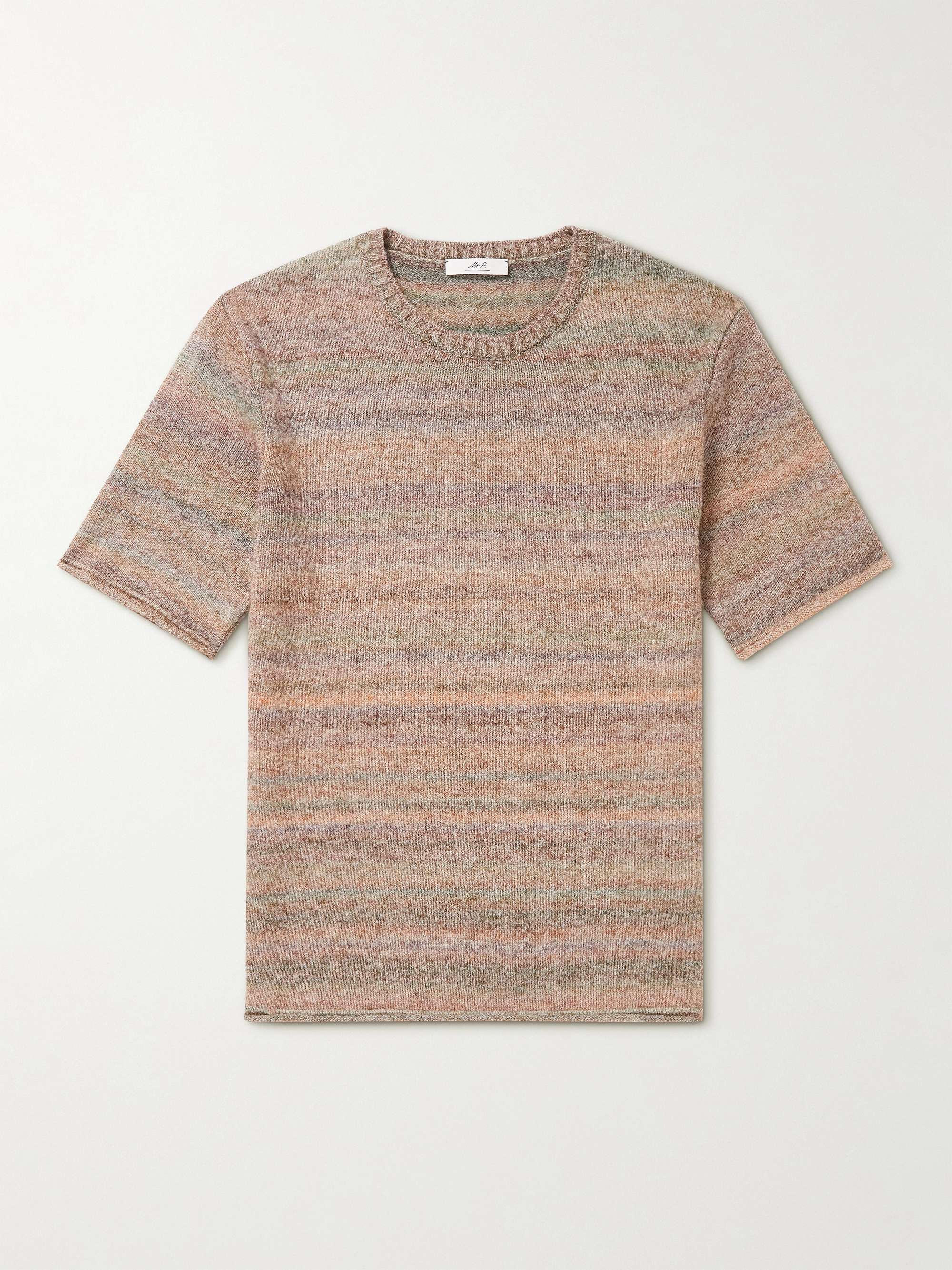 MR P. Surplus Bouclé-Knit T-Shirt
