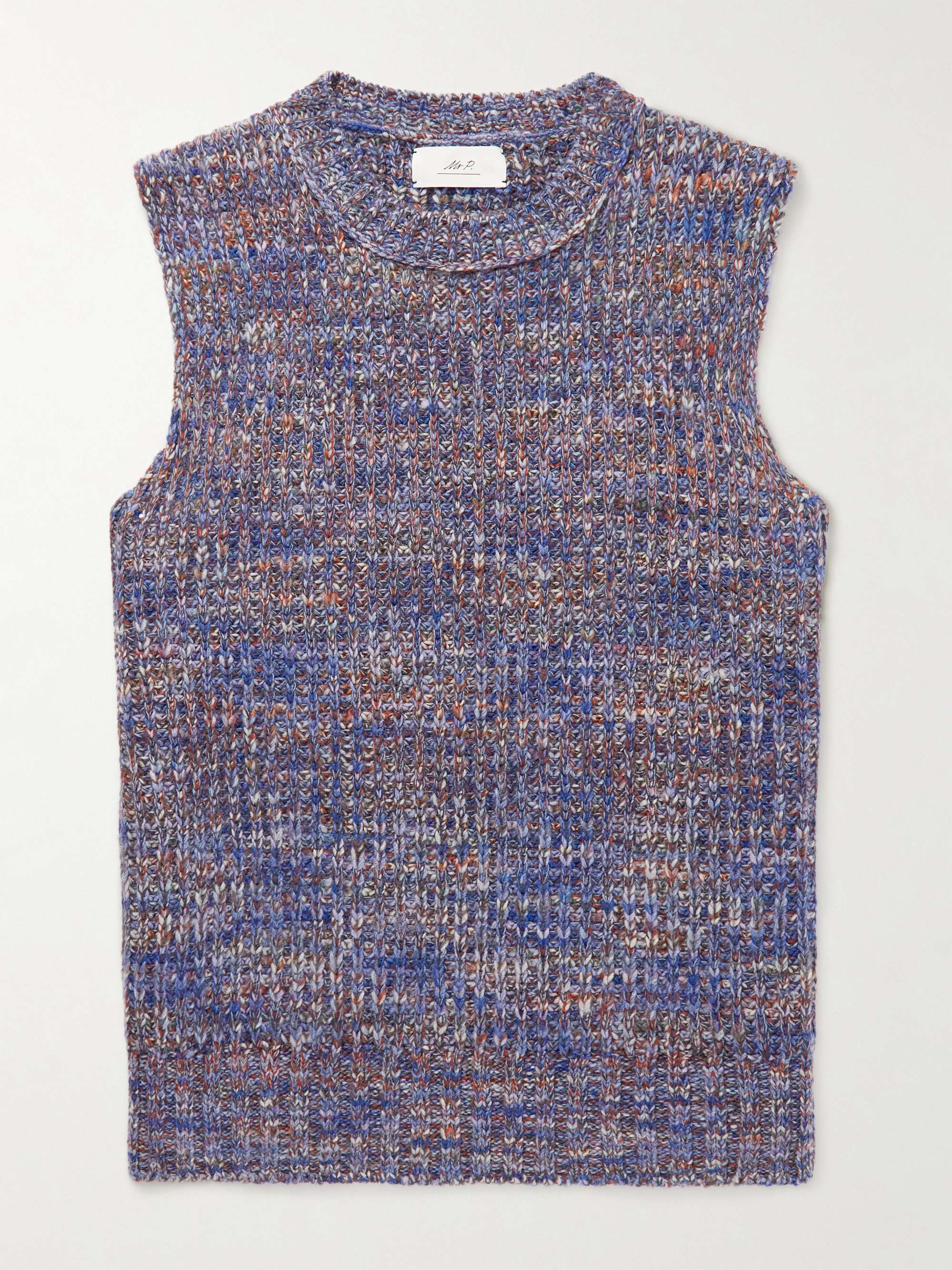 MR P. Ribbed-Knit Sweater Vest