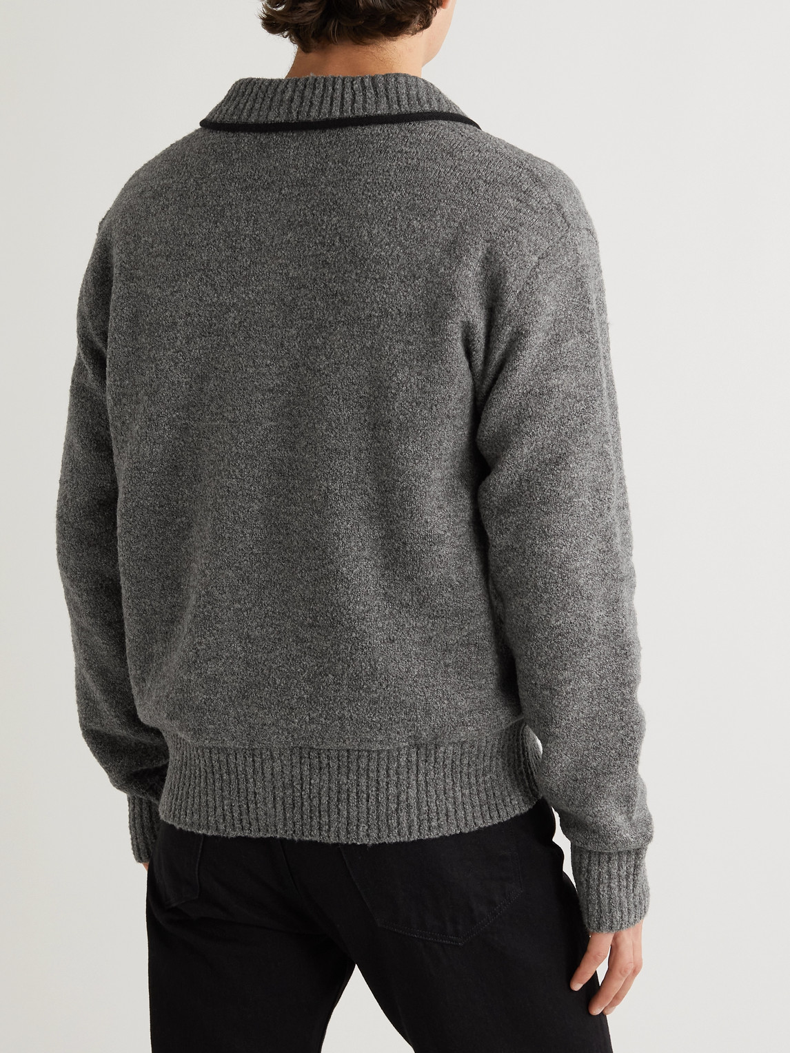  Mr P. - Surplus Wool-blend Bouclé Blouson Jacket - Men - Gray - Xs 