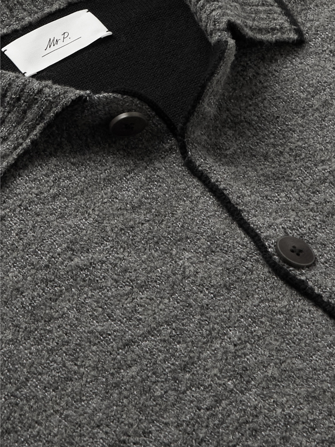  Mr P. - Surplus Wool-blend Bouclé Blouson Jacket - Men - Gray - Xs 