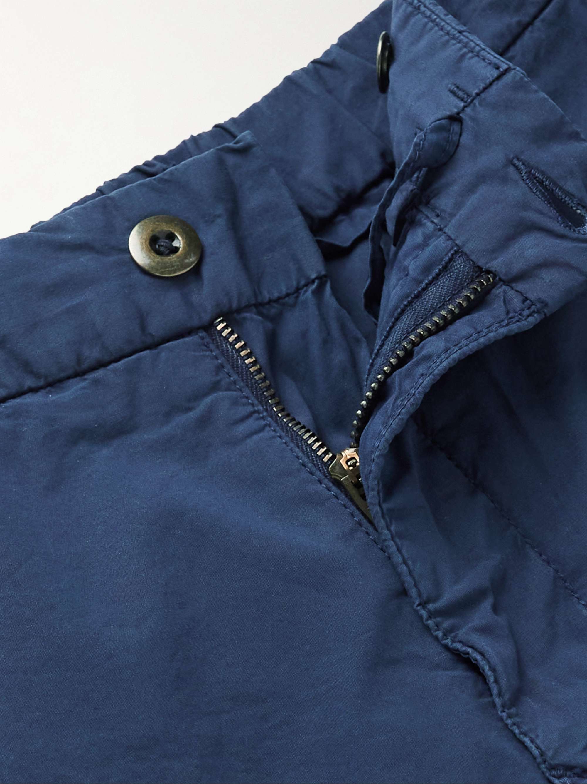 INCOTEX Slim-Fit Cotton-Blend Bermuda Shorts