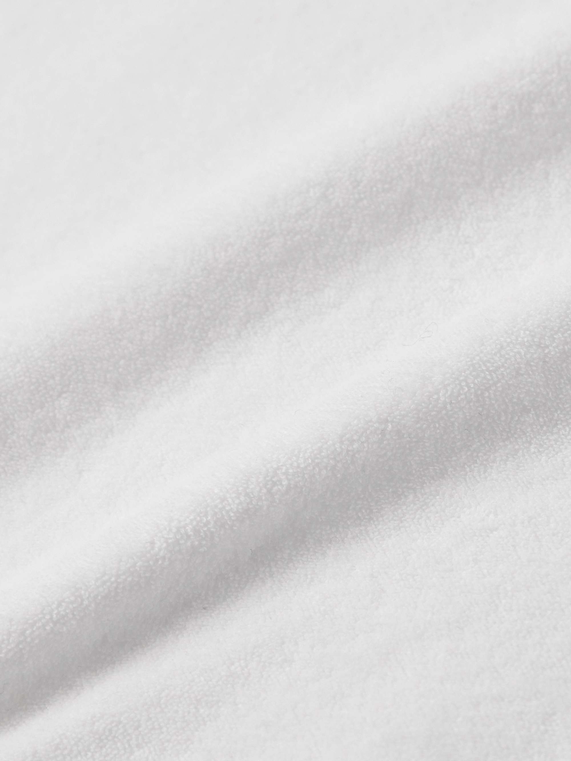 INCOTEX Garment-Dyed Cotton-Terry Polo Shirt