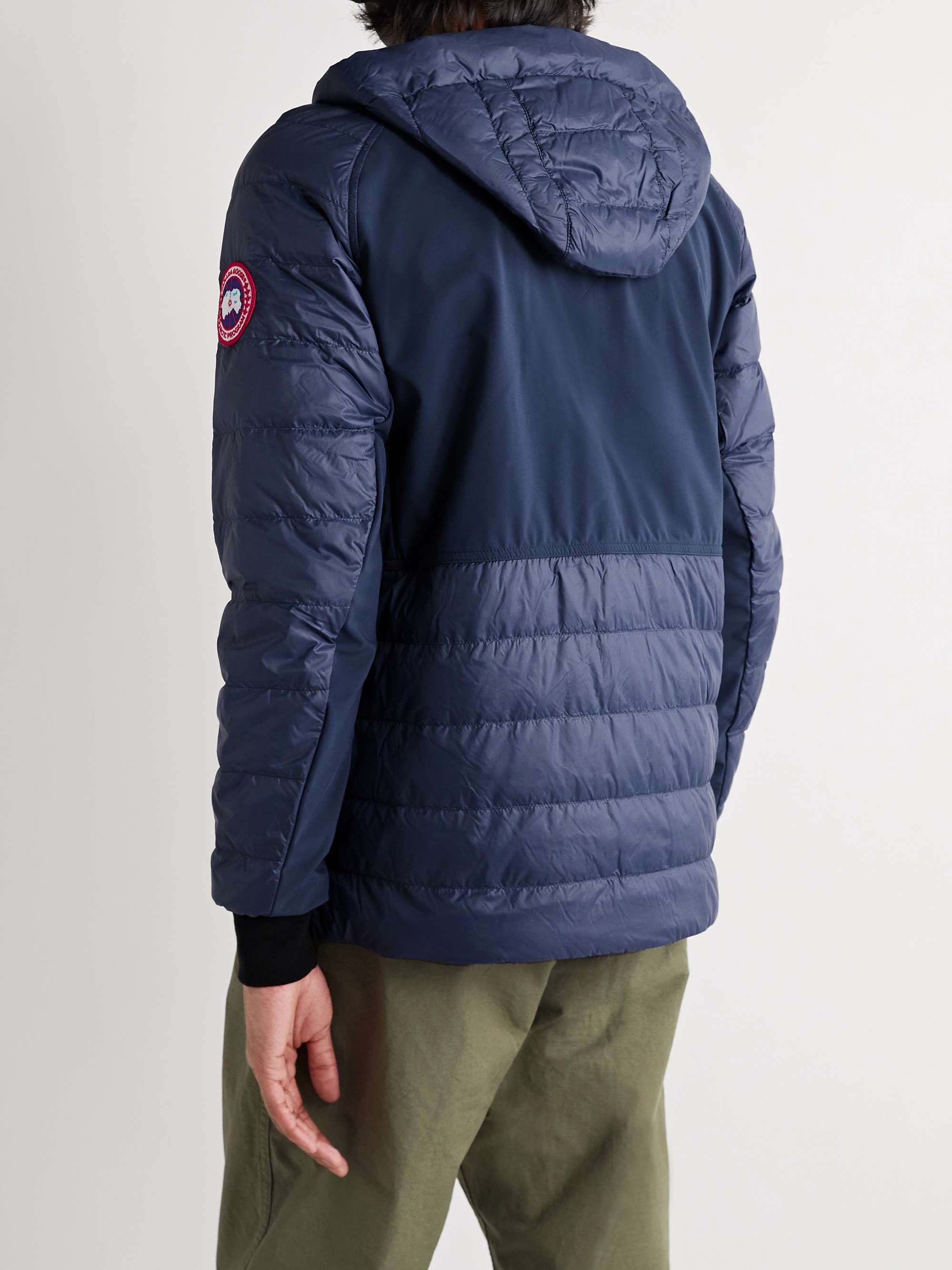 CANADA GOOSE HyBridge Panelled Quilted Shell Hooded Down Jacket