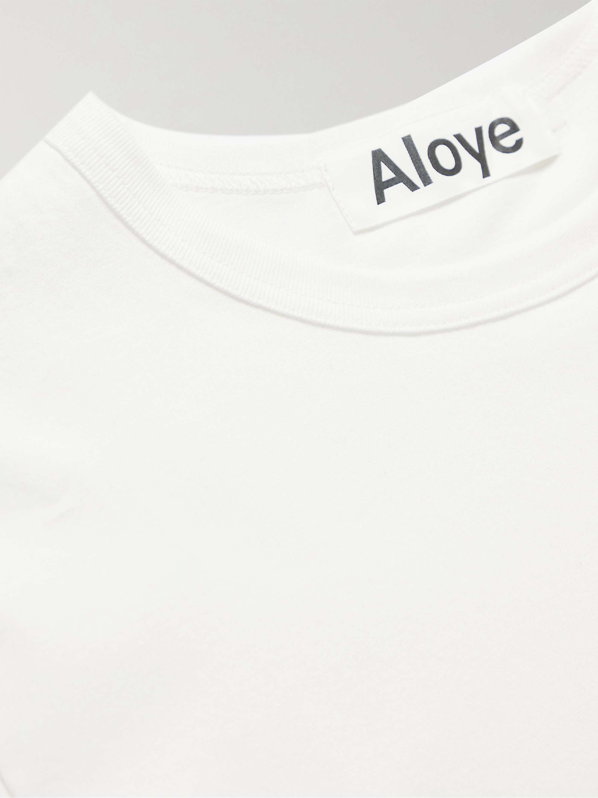 ALOYE Printed Cotton-Jersey T-Shirt