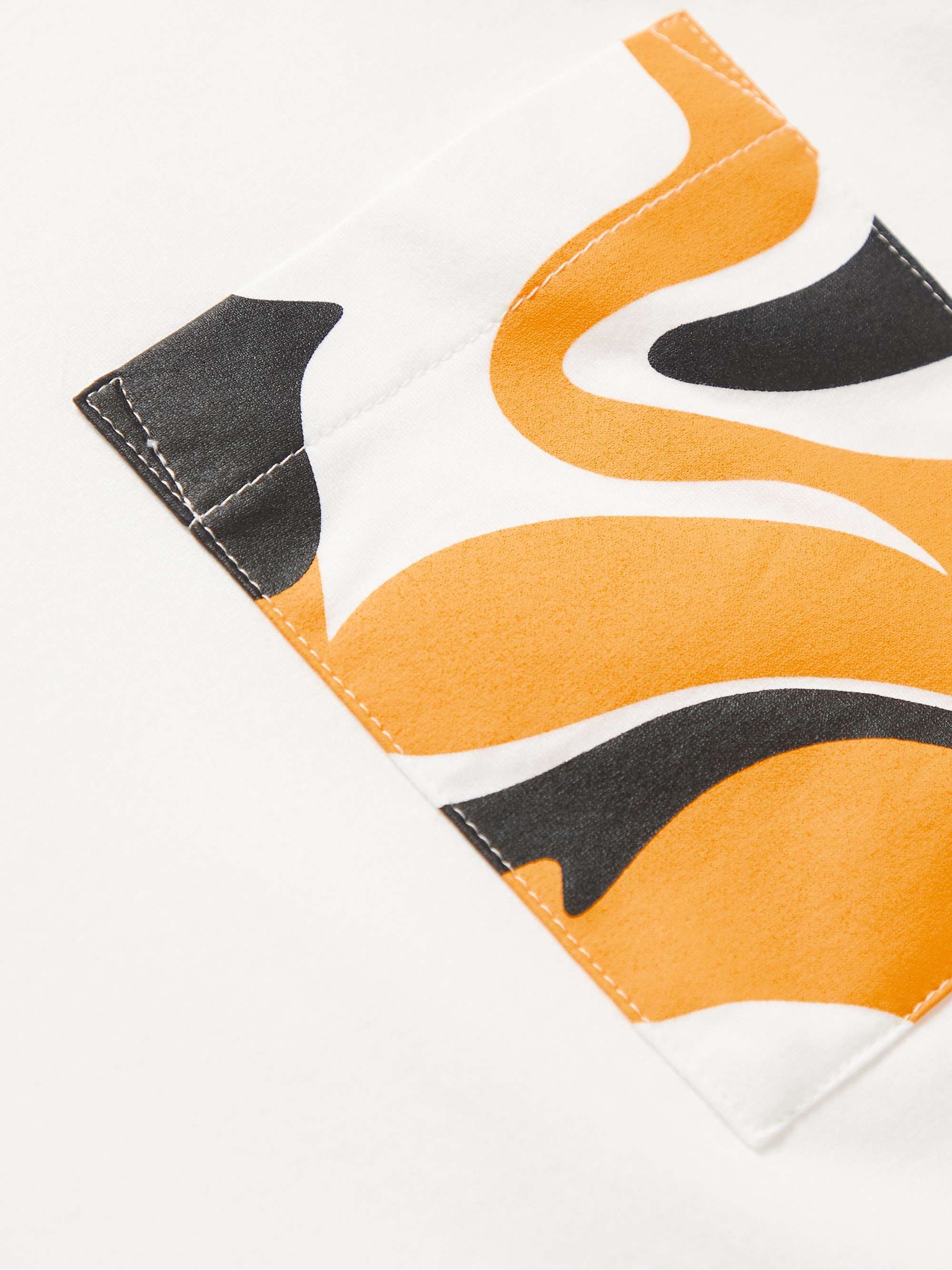 ALOYE Printed Cotton-Jersey T-Shirt