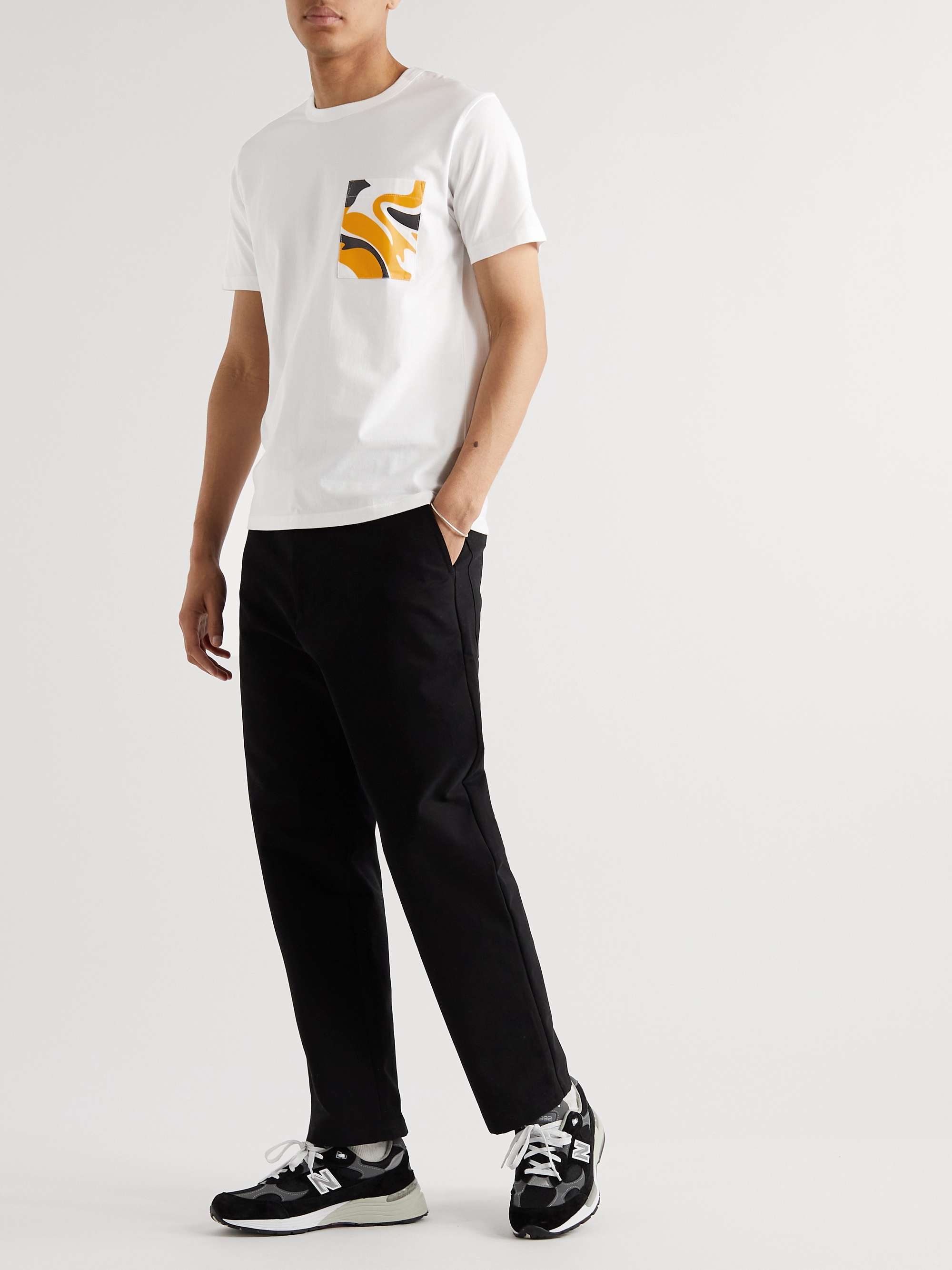 ALOYE Printed Cotton-Jersey T-Shirt