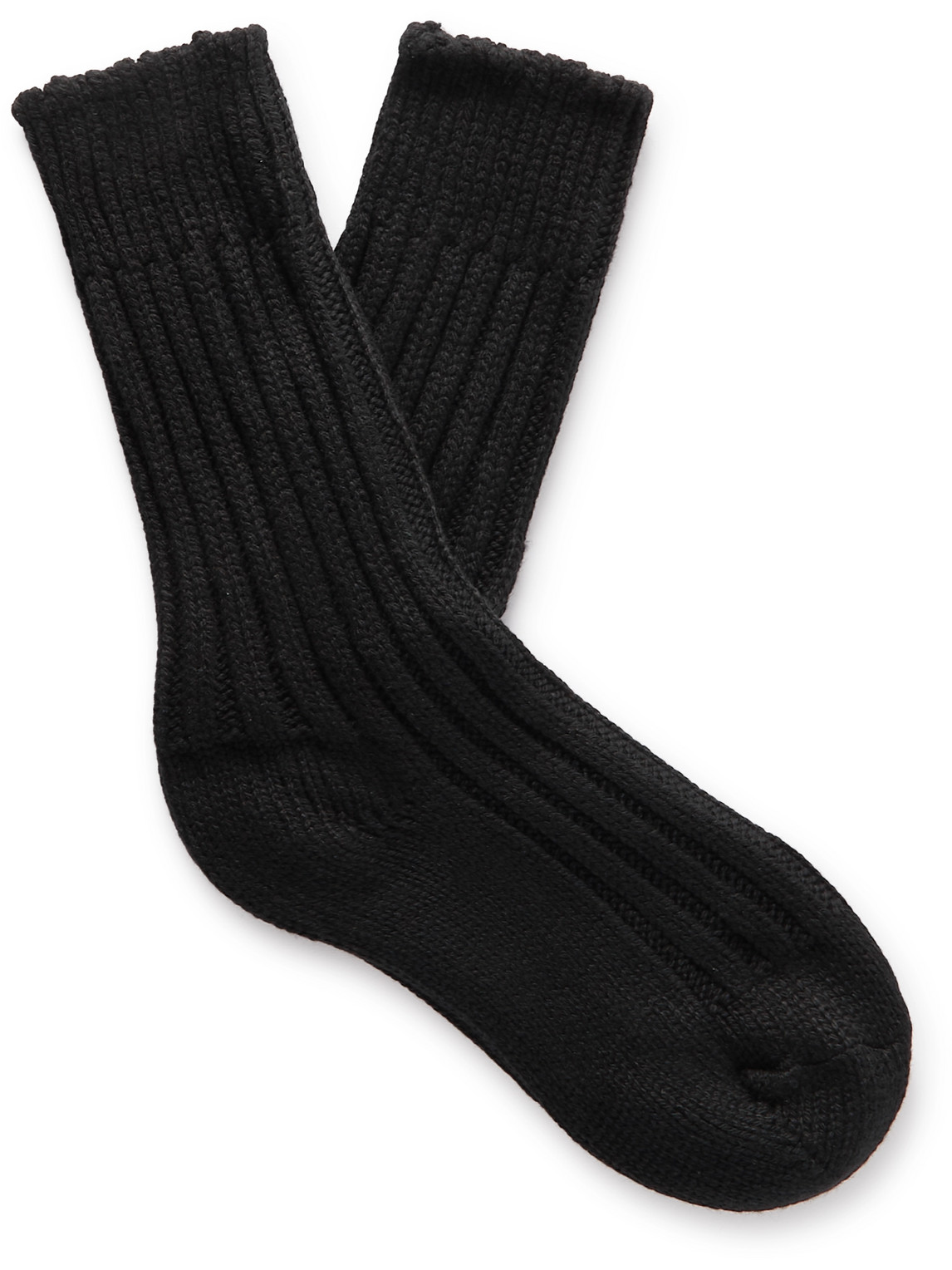 Yosemite Ribbed Cashmere Socks