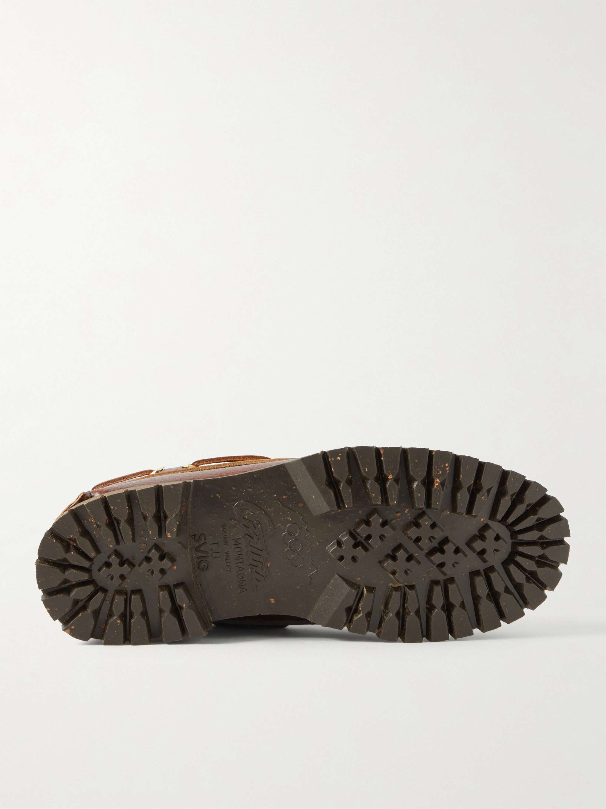 YUKETEN Full-Grain Leather Boat Shoes