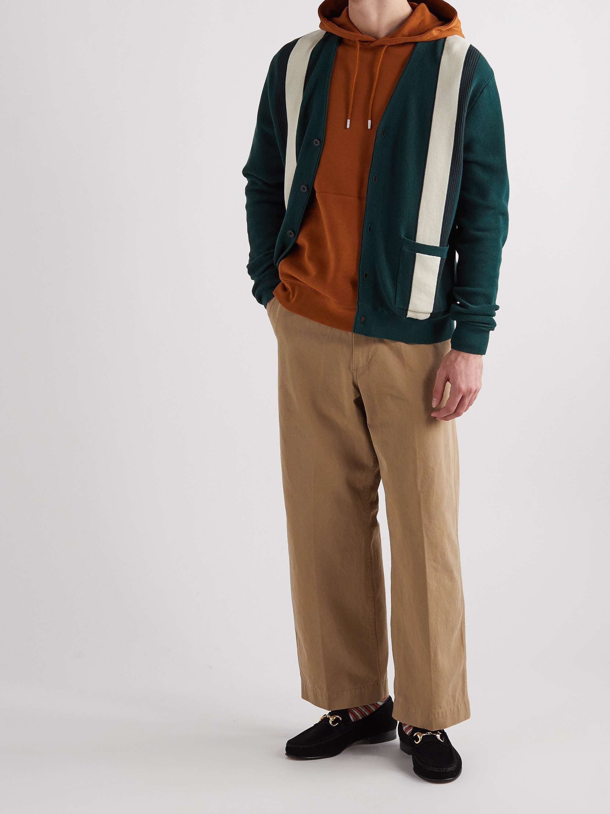 YUKETEN Ischia Horsebit Suede Loafers