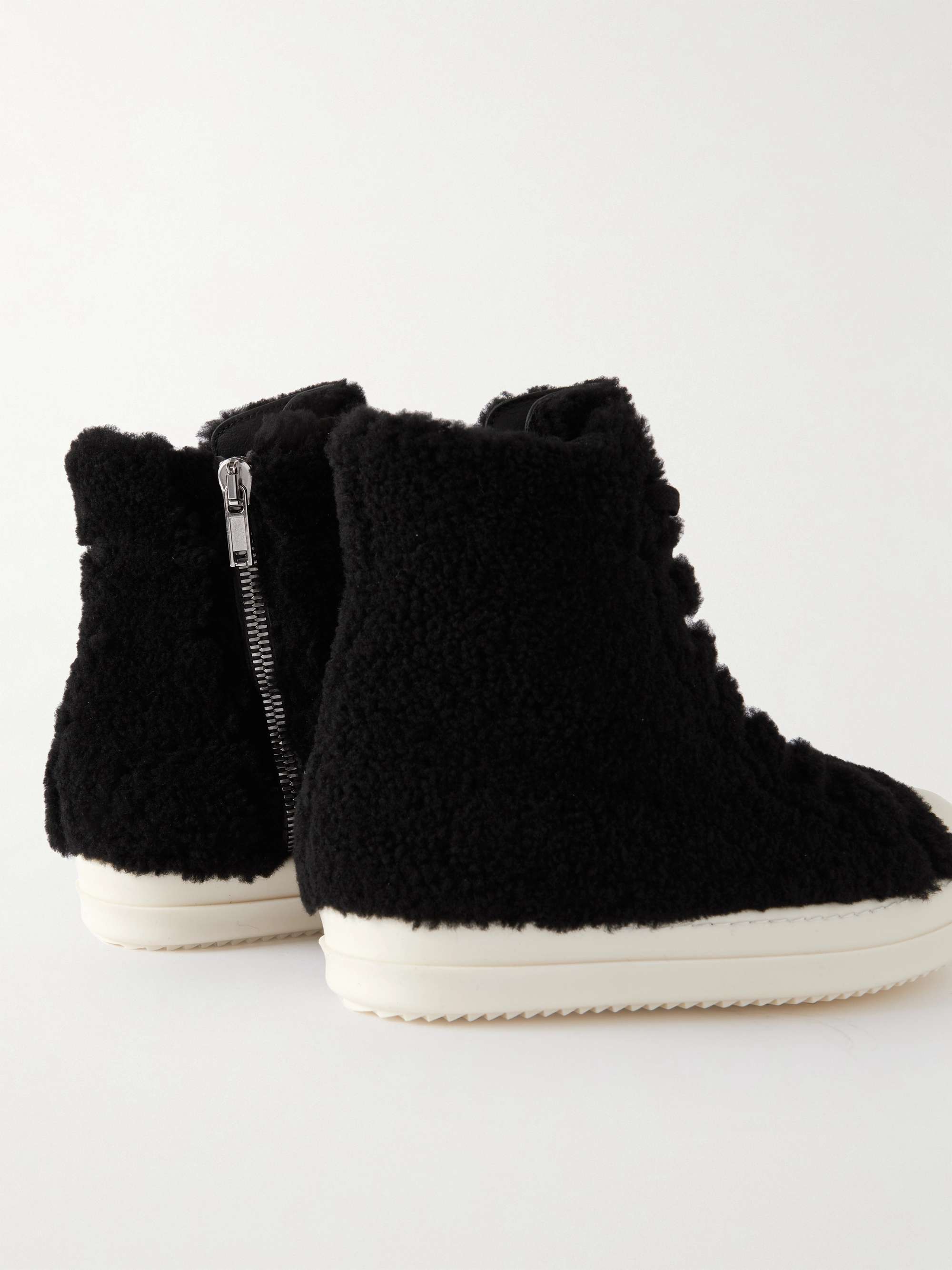 RICK OWENS Scarpe Shearling High-Top Sneakers