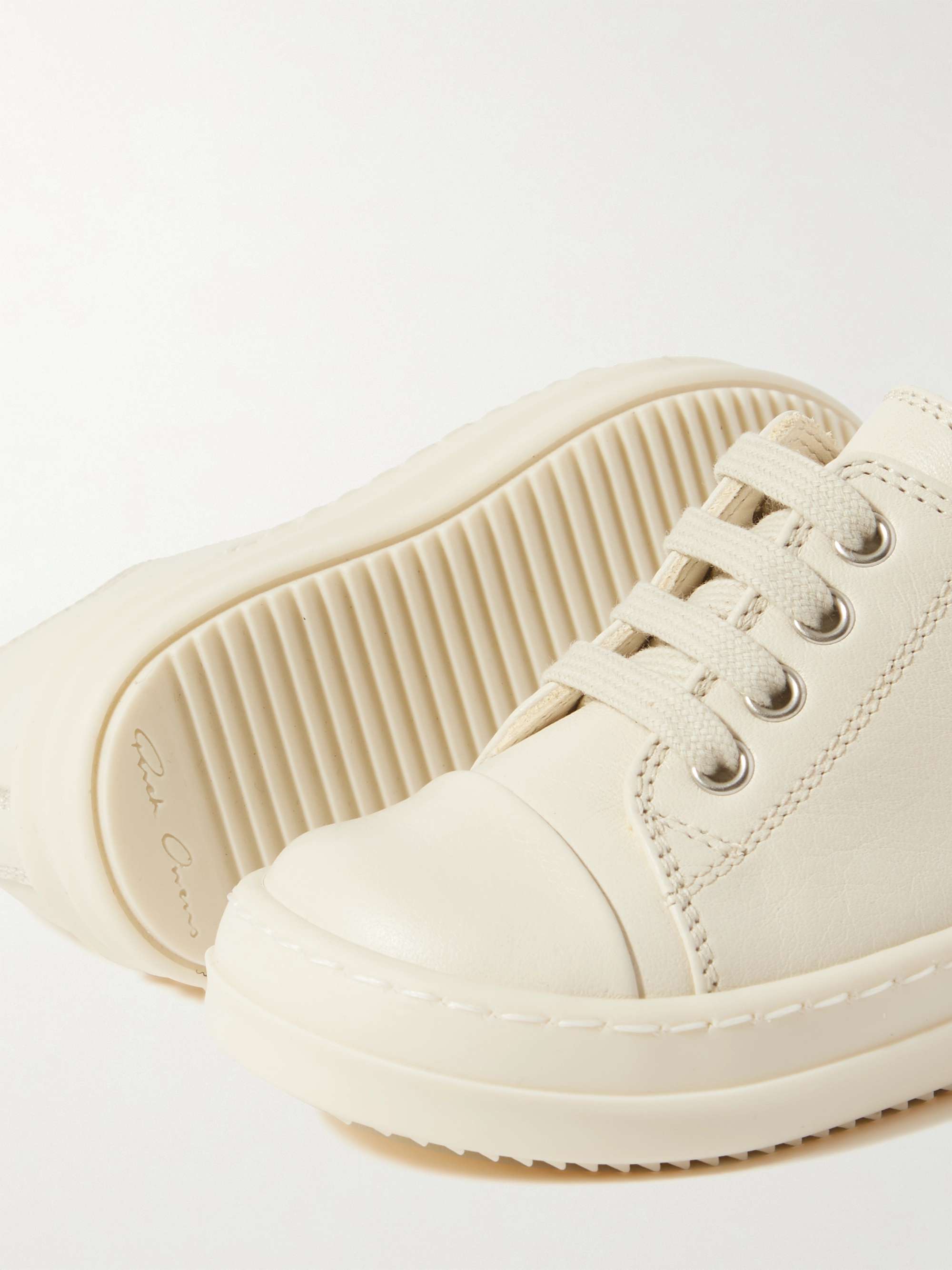 RICK OWENS KIDS Baby Leather Sneakers