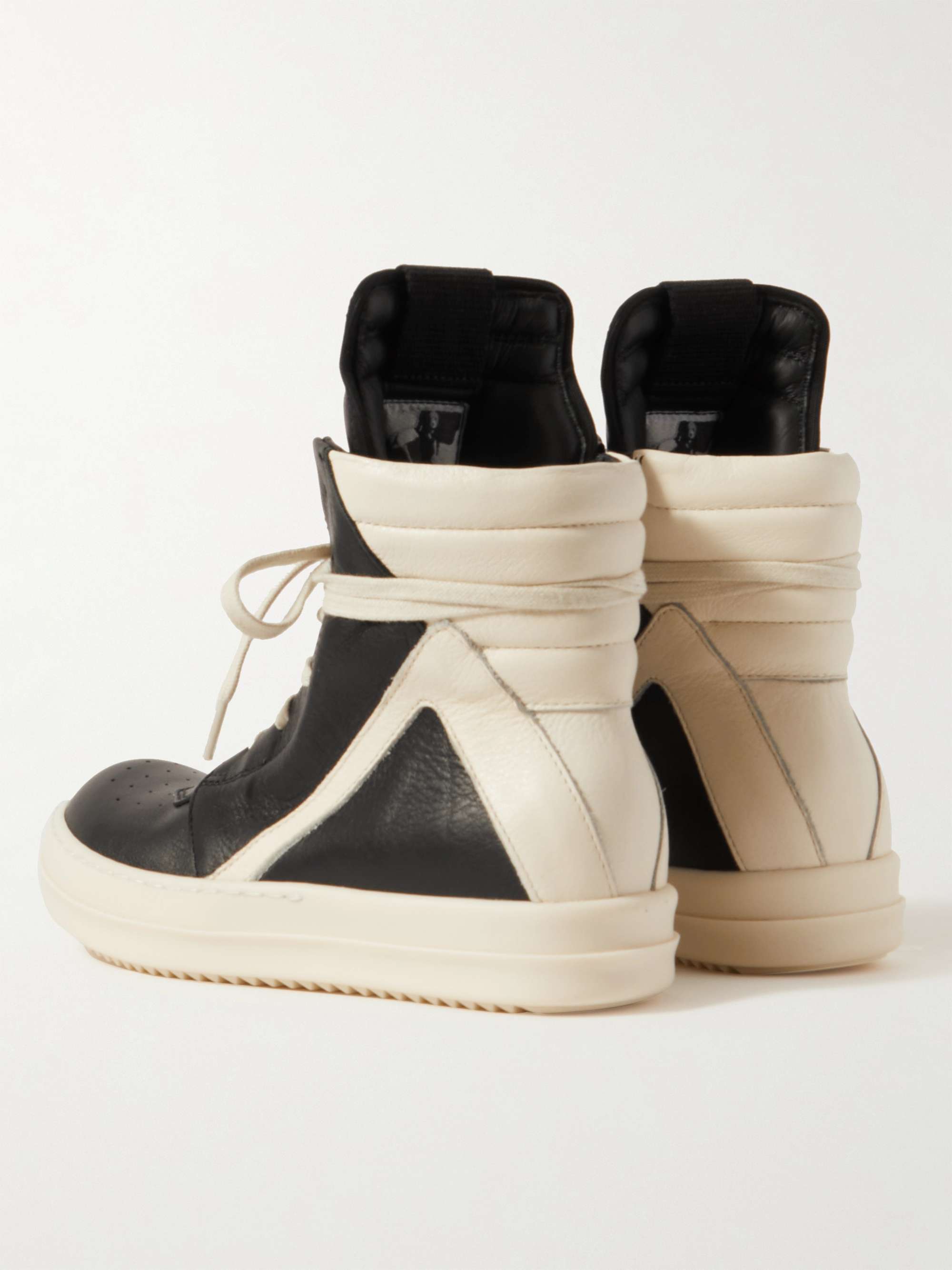 RICK OWENS KIDS Kids Geobasket Leather High-Top Sneakers