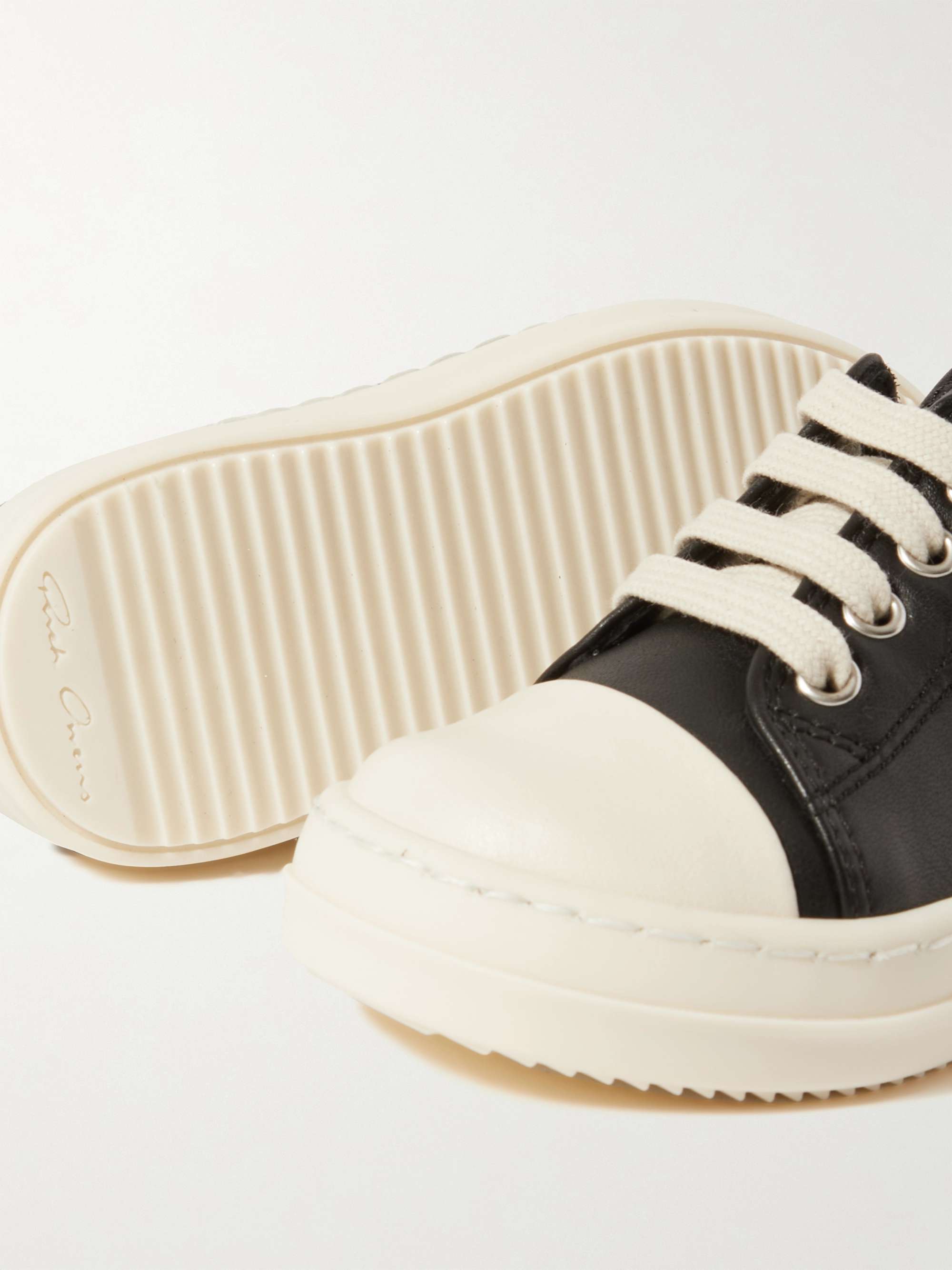 RICK OWENS KIDS Baby Leather Sneakers