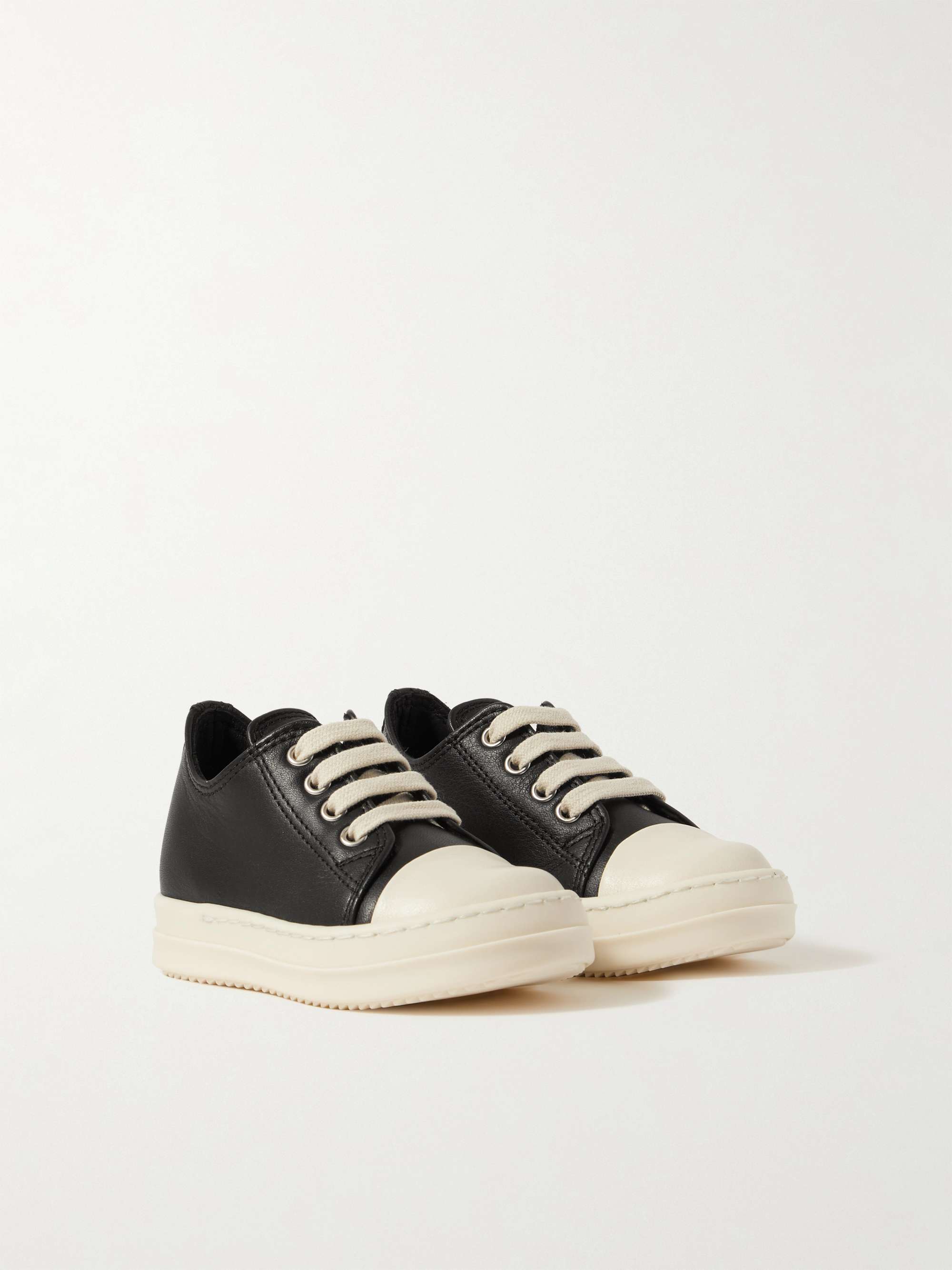 Enig med Tjen Legende RICK OWENS KIDS Baby Leather Sneakers | MR PORTER