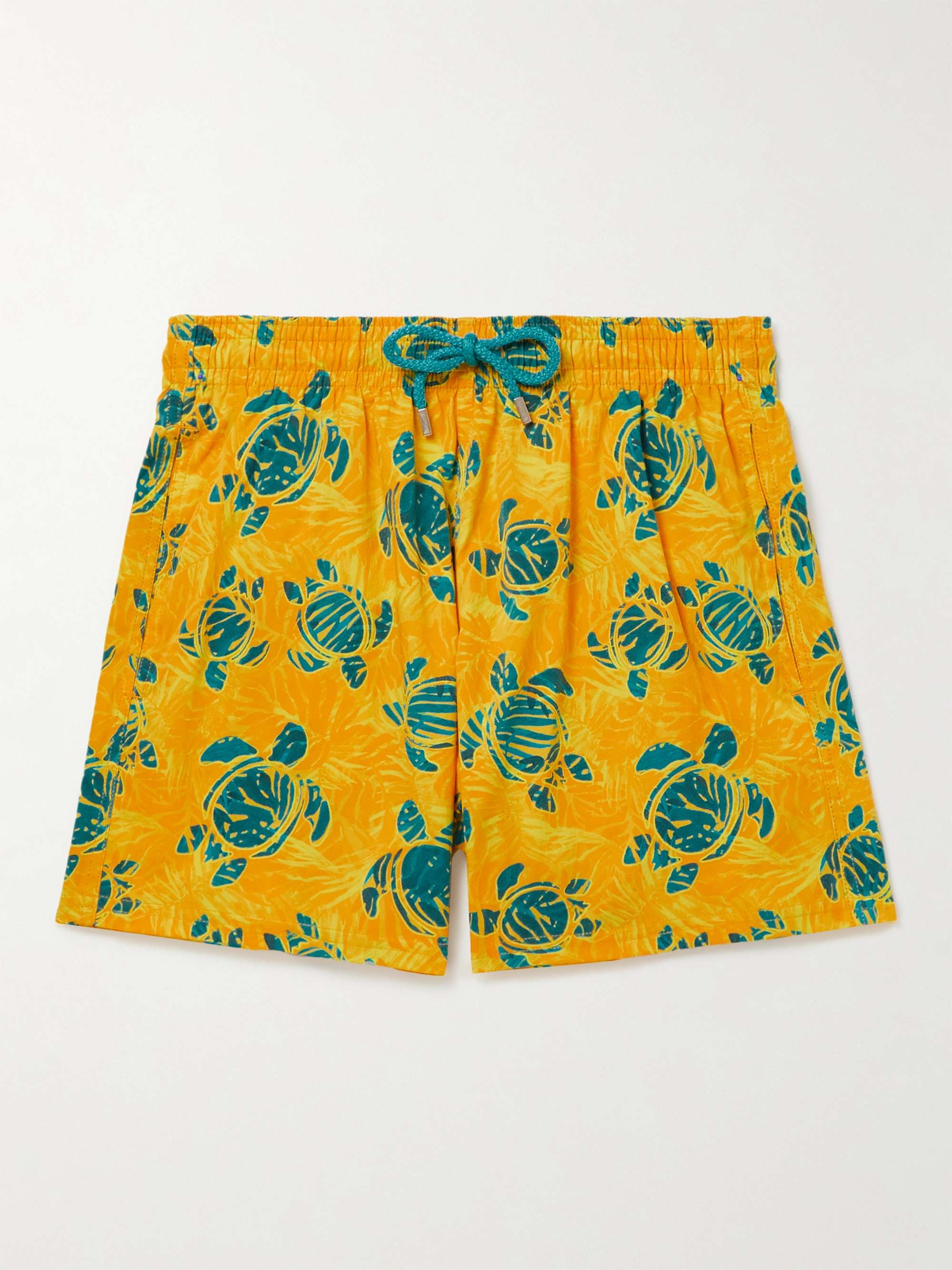 VILEBREQUIN Moorise Straight Leg Mid Length Printed Swim Shorts