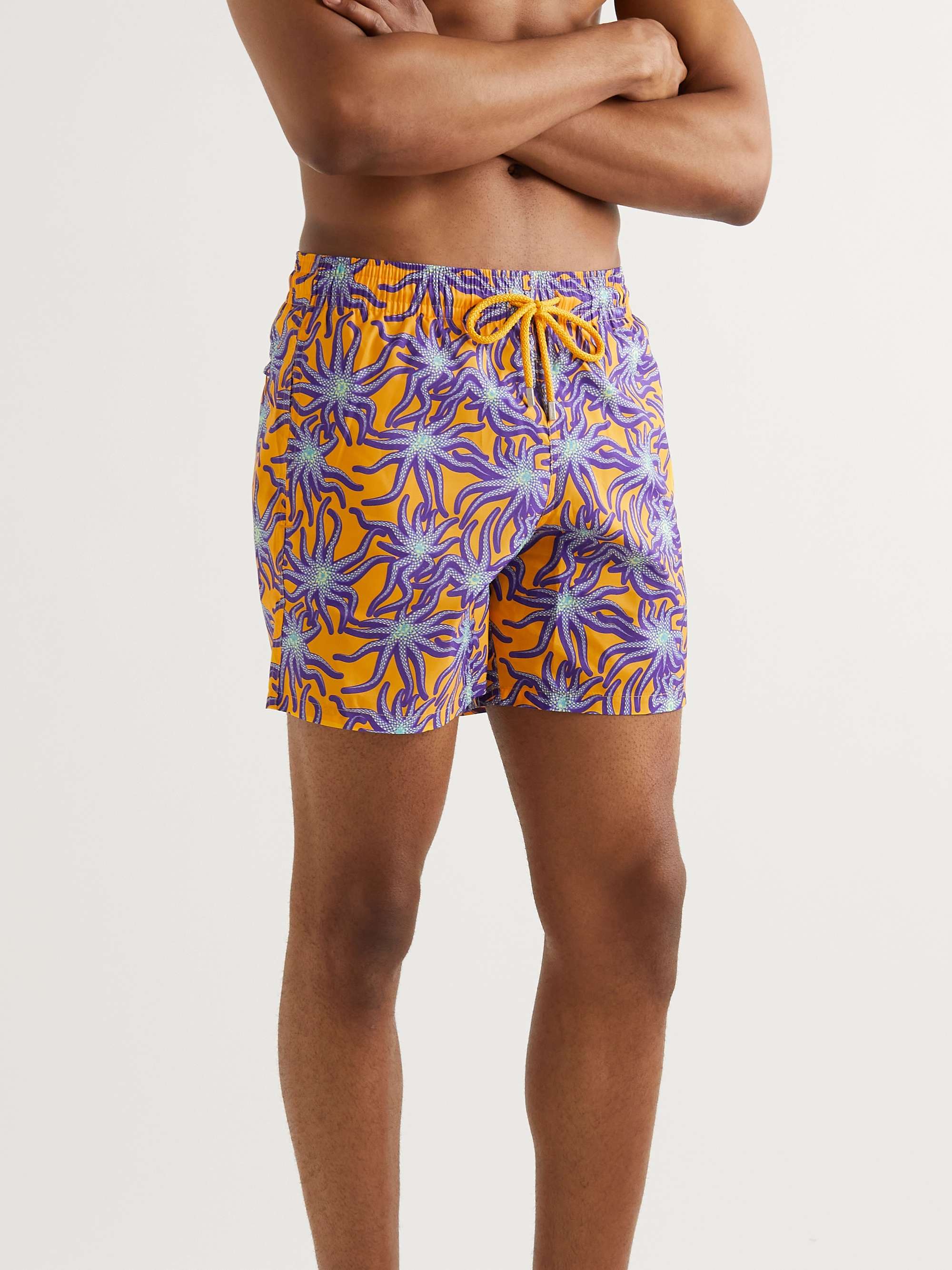 VILEBREQUIN Mahina Slim-Fit Mid-Length Printed Recycled Swim Shorts for ...