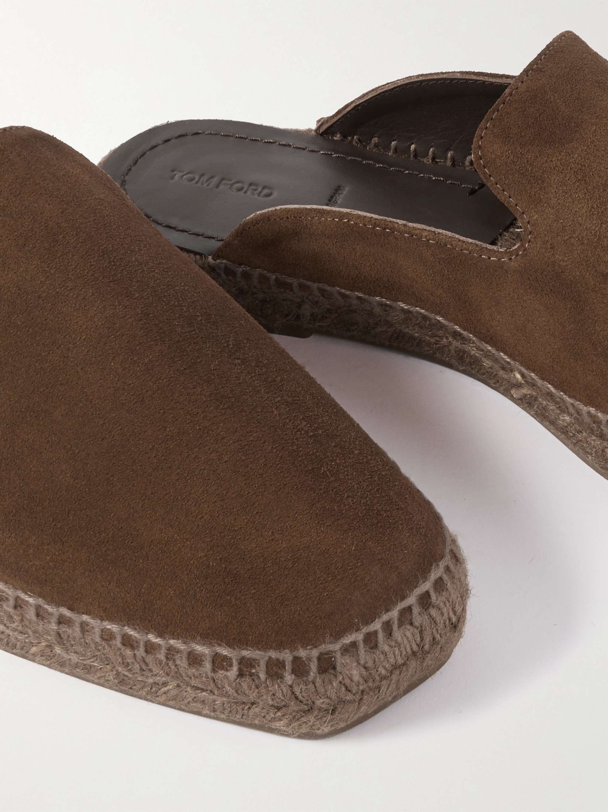 TOM FORD Barnes Suede Espadrilles