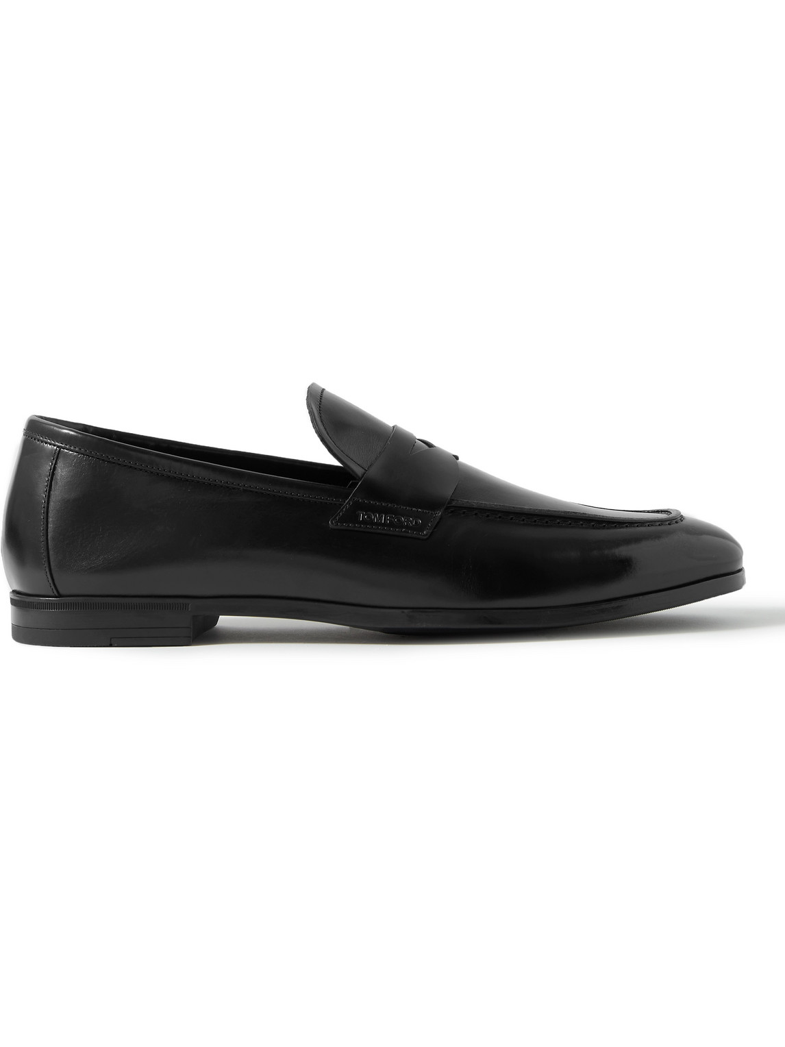 TOM FORD SEAN LEATHER PENNY LOAFERS