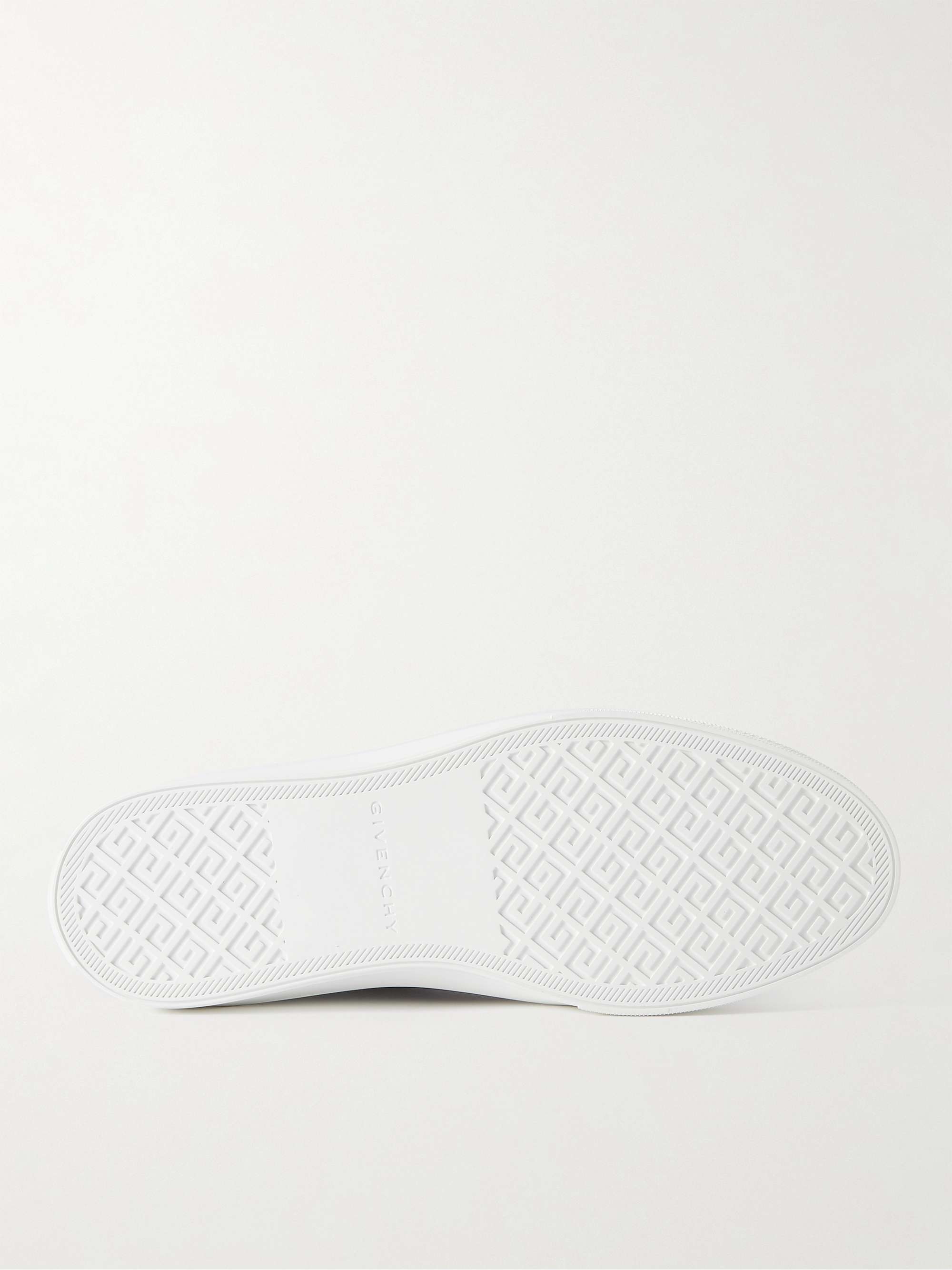 GIVENCHY City Sport Logo-Embossed Leather Sneakers