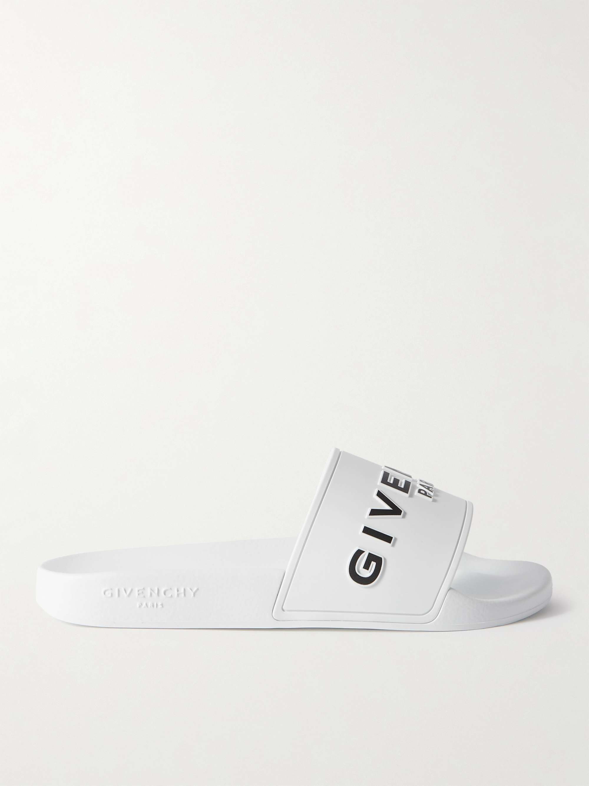 GIVENCHY Logo-Embossed Rubber Slides | MR PORTER