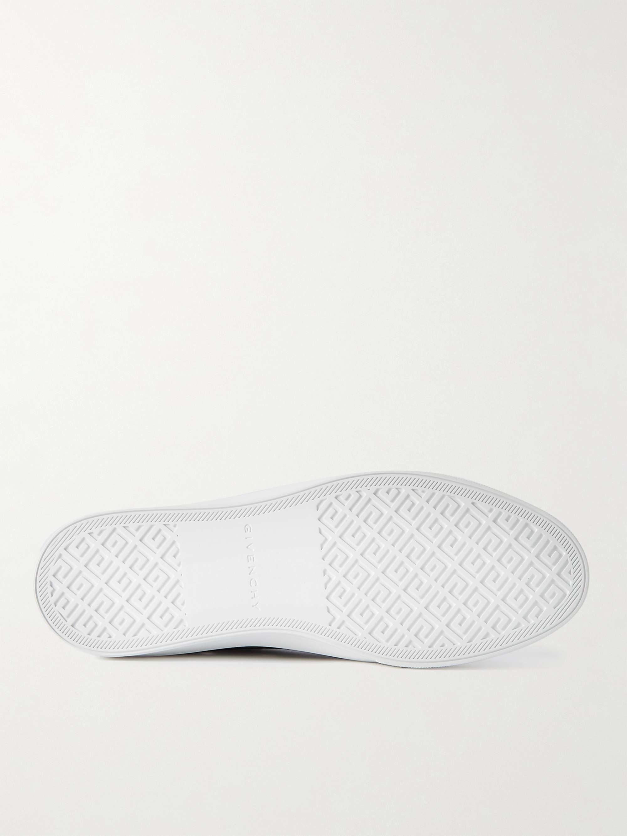 GIVENCHY City Logo-Jacquard Denim Sneakers