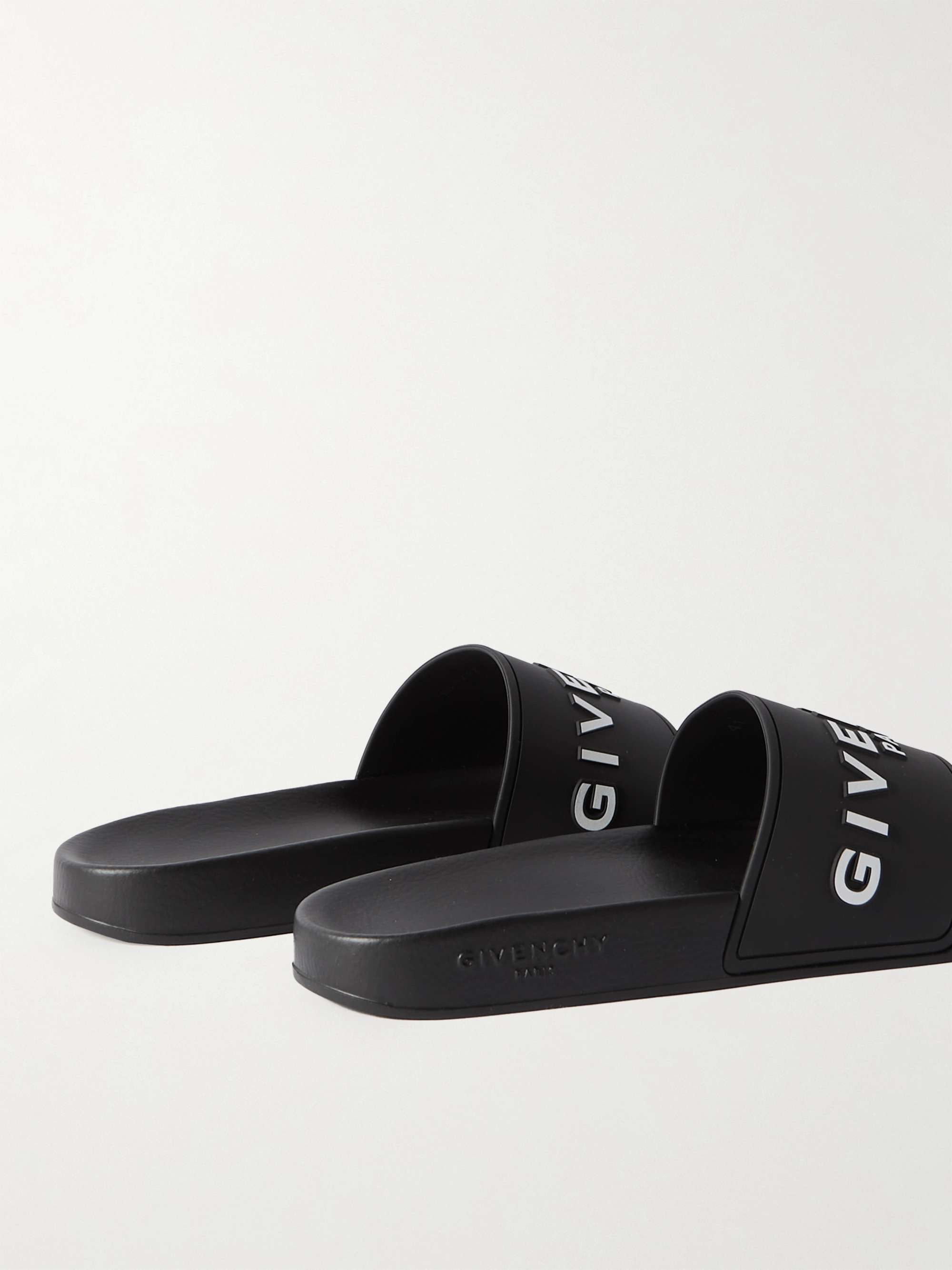 GIVENCHY Logo-Embossed Rubber Slides